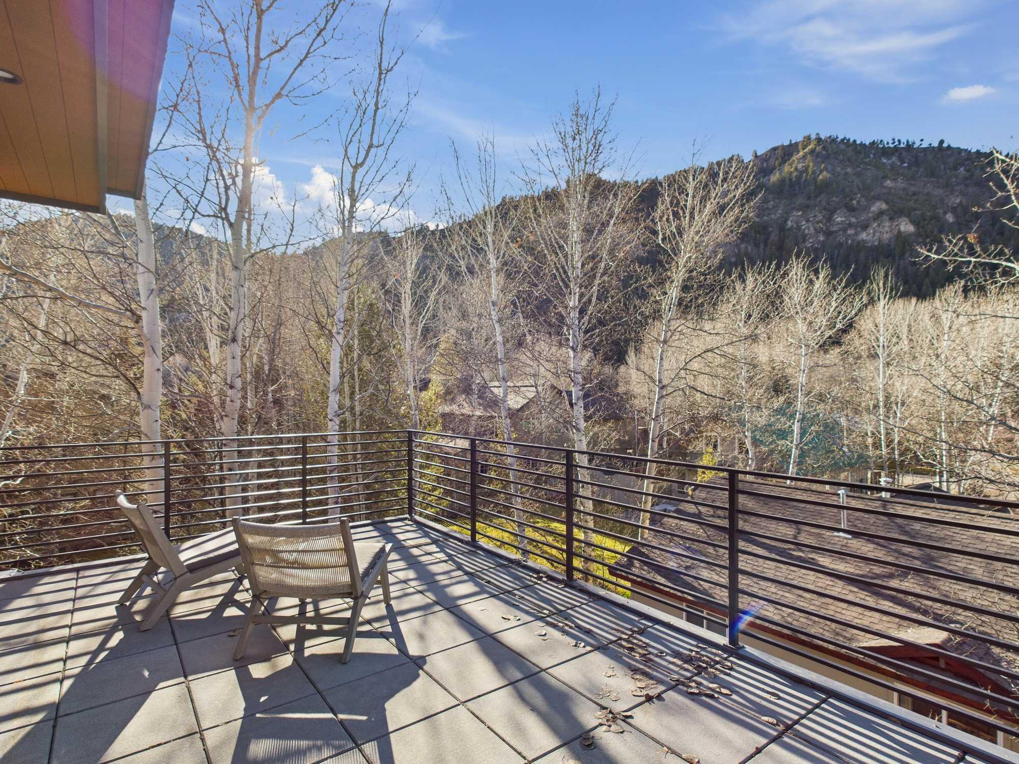 Deck Off Primary with Baldy Views