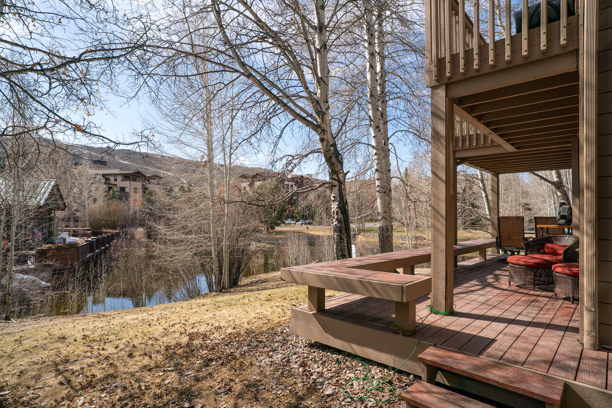 Mountain and Pond Views