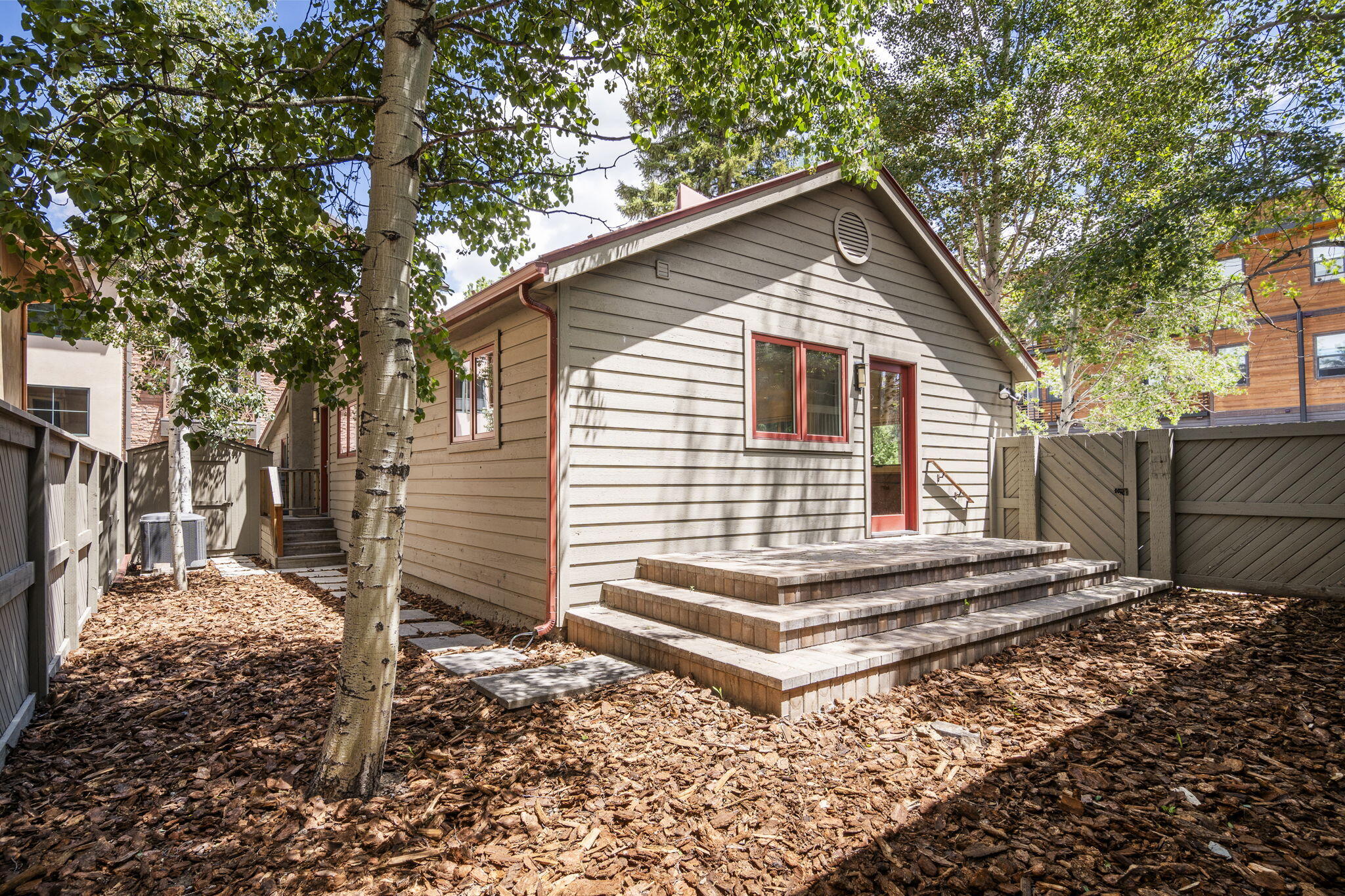 Side yard of 3/3 home