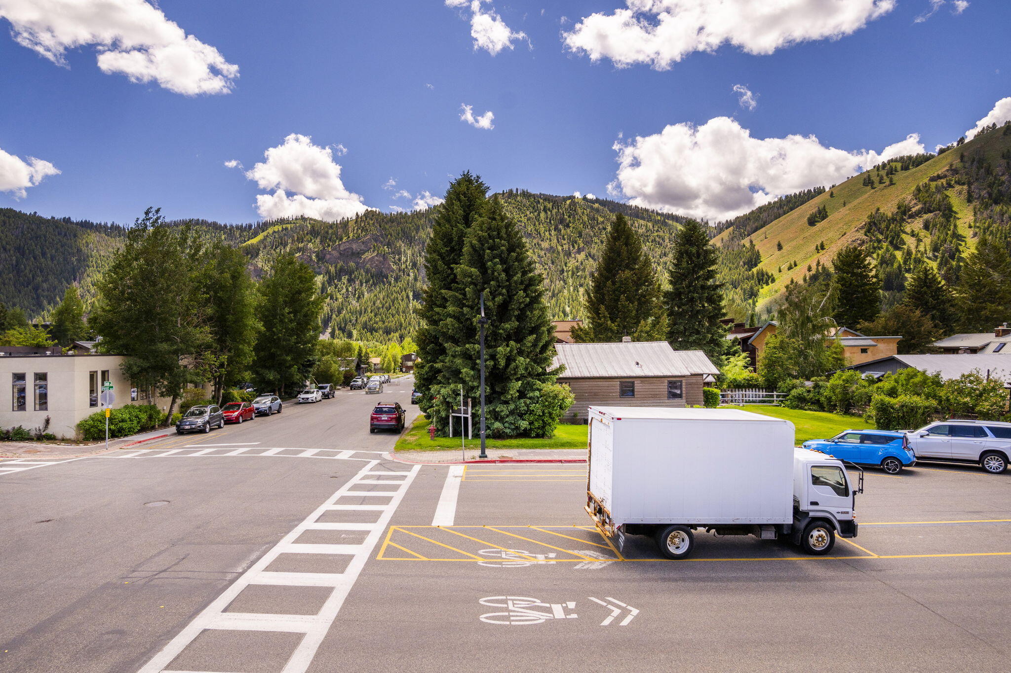 Views from balcony of live/Work