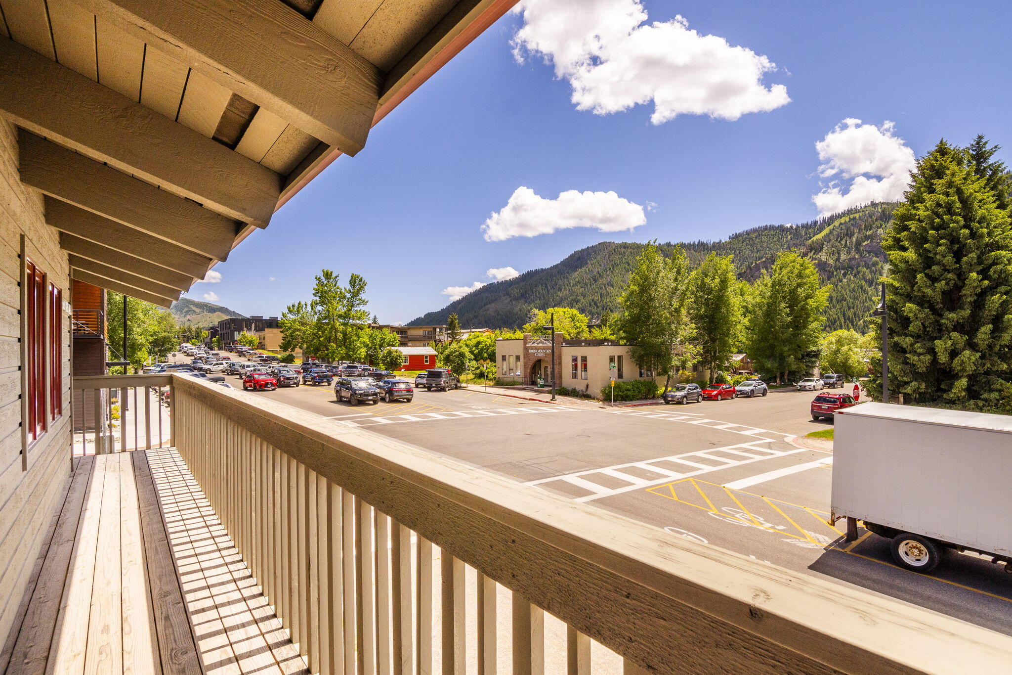 Views from balcony of live/Work