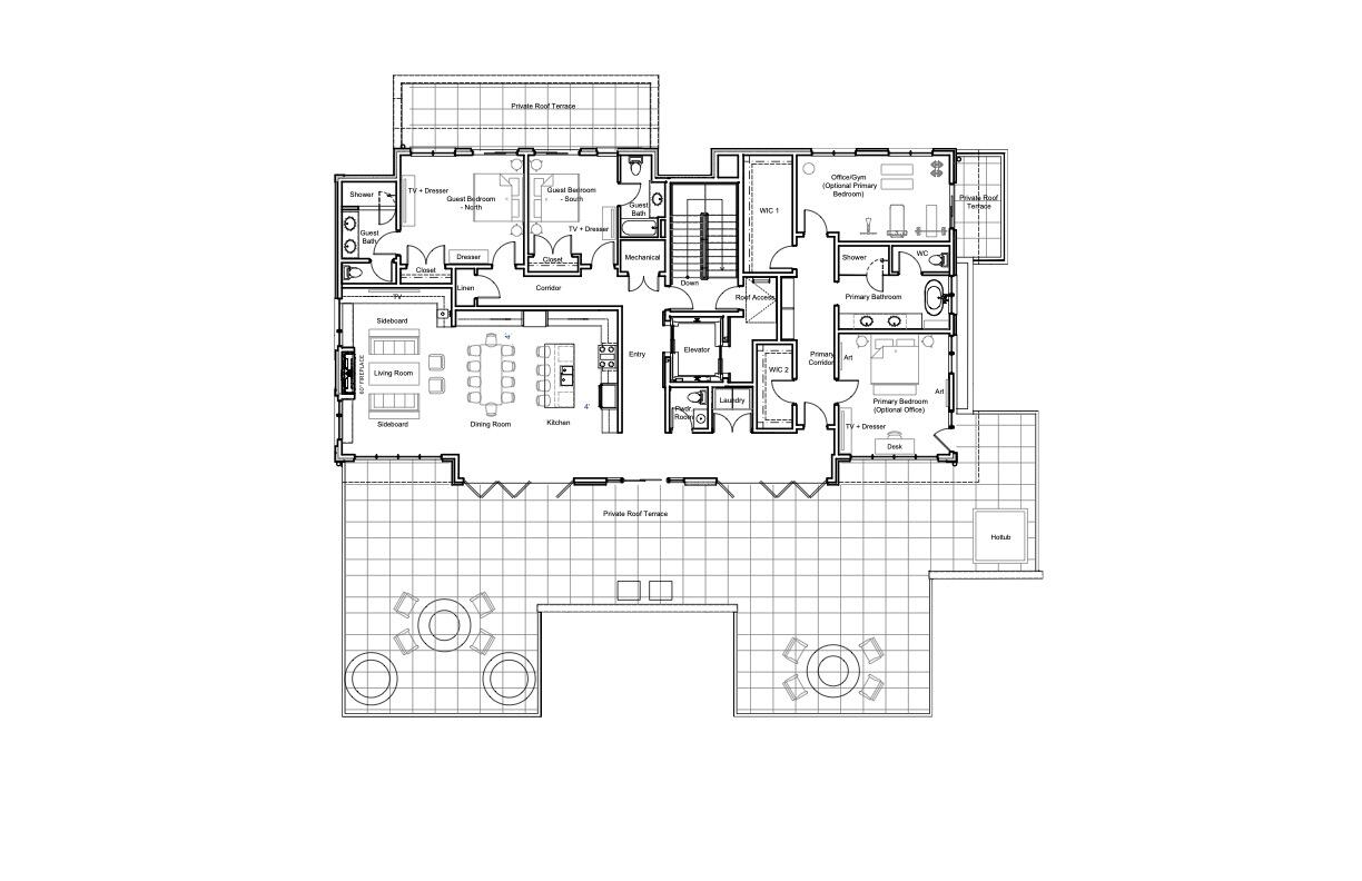 Fourth + Main Penthouse Residence 401