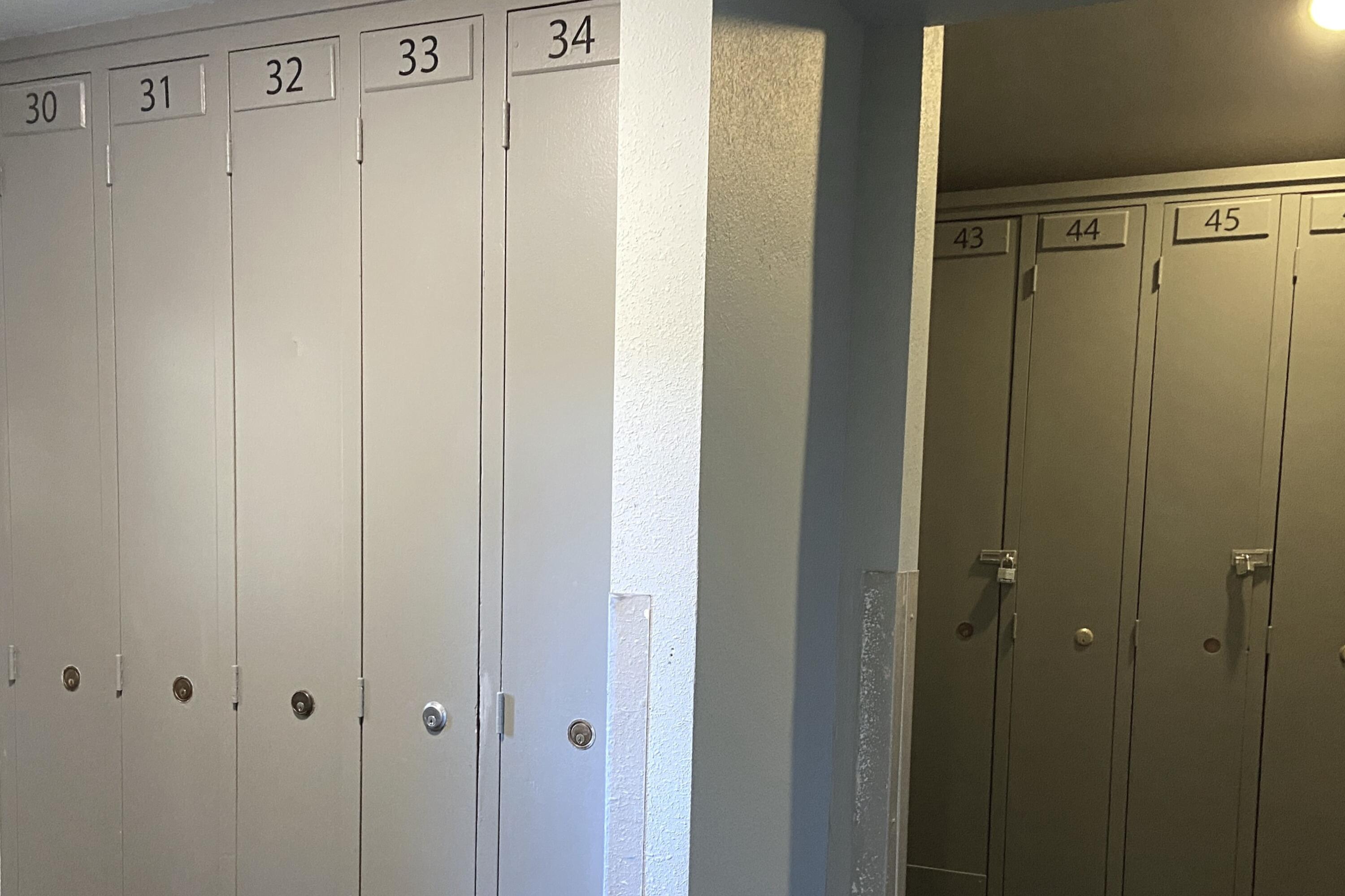 Storage Locker at Entry