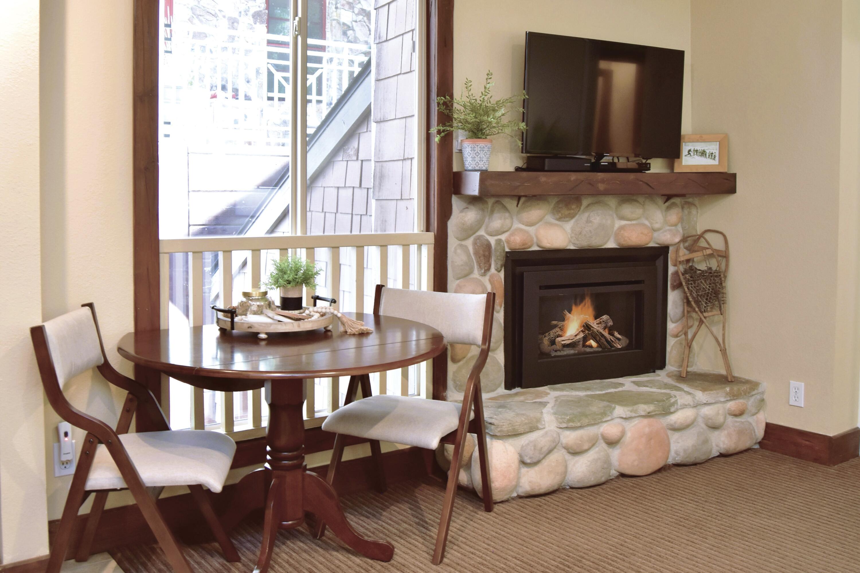 Dining Nook and Fireplace 1