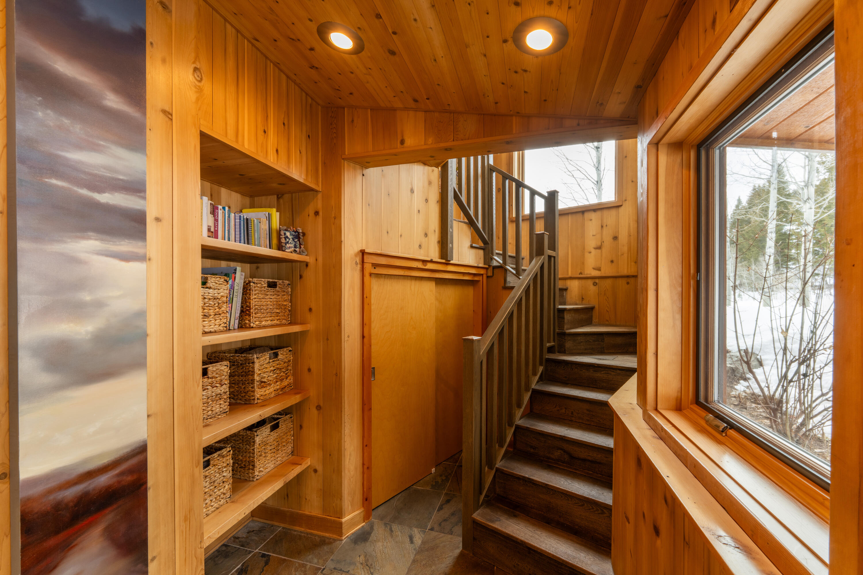 Stairs to lower level