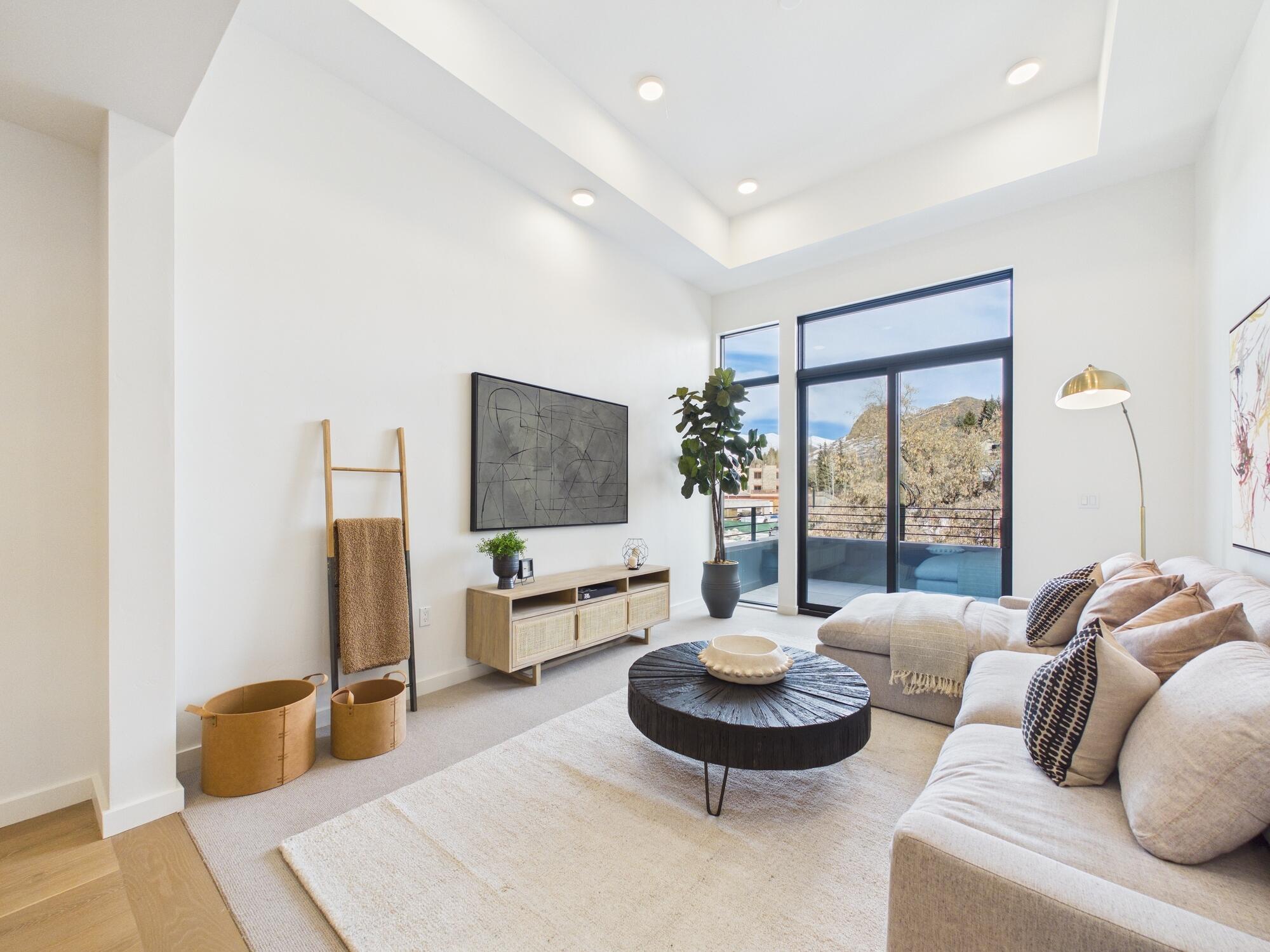 Living Area with Deck