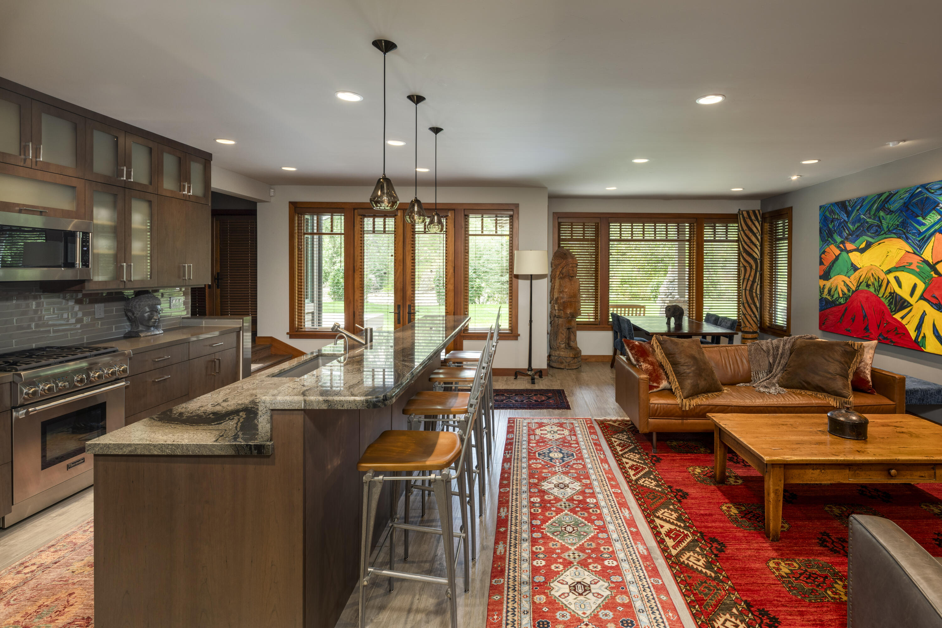 Kitchen & Living Room