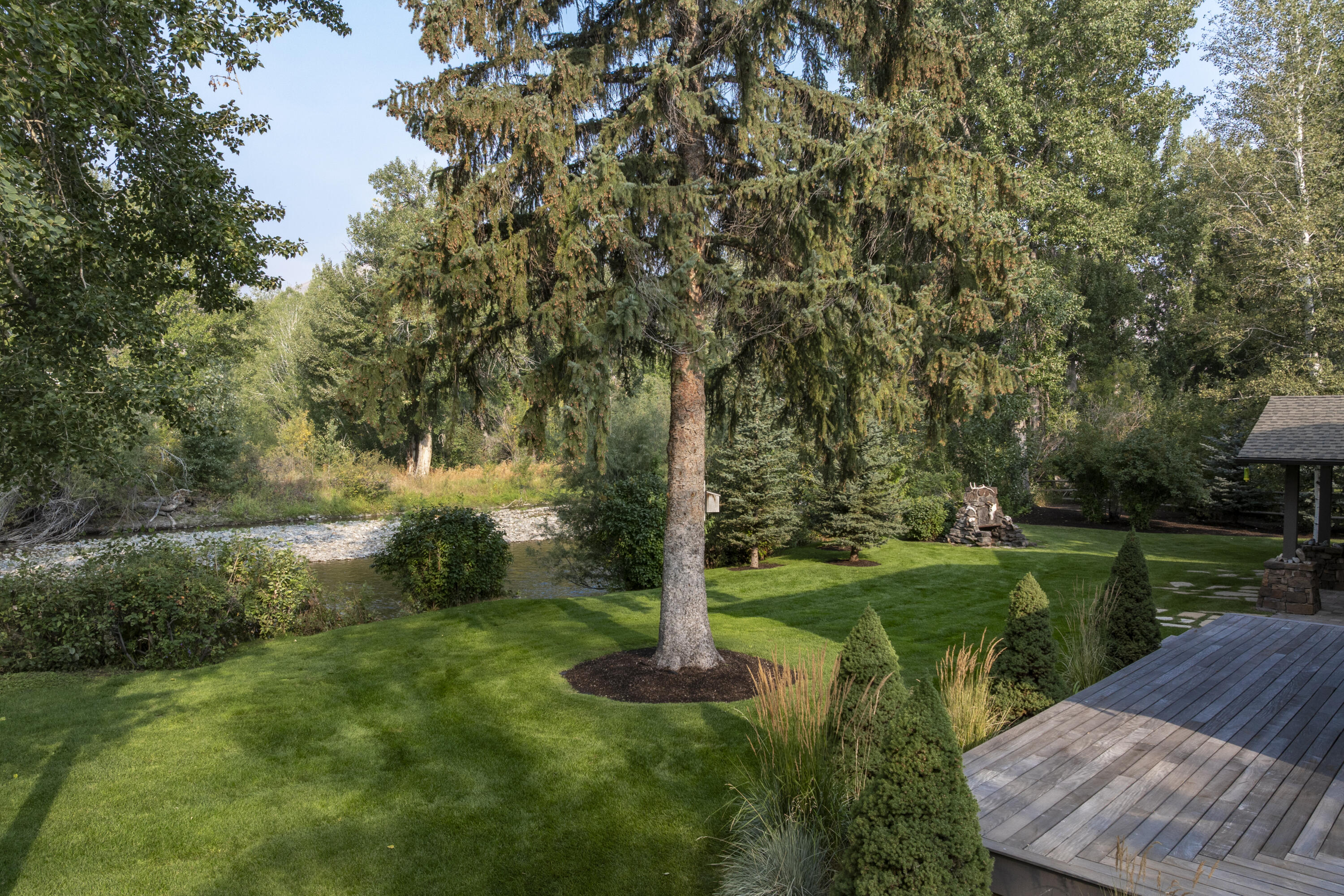 Back Yard with River Views