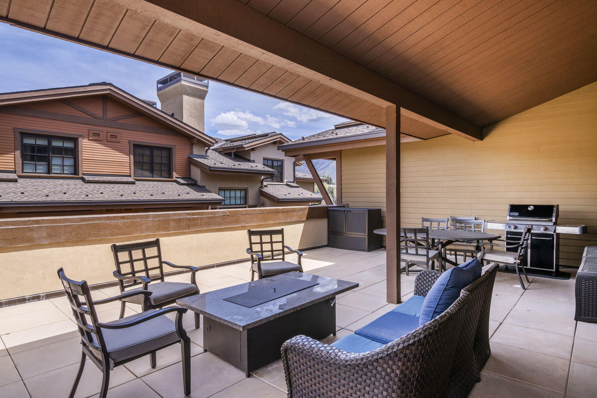 Dining area outdoors