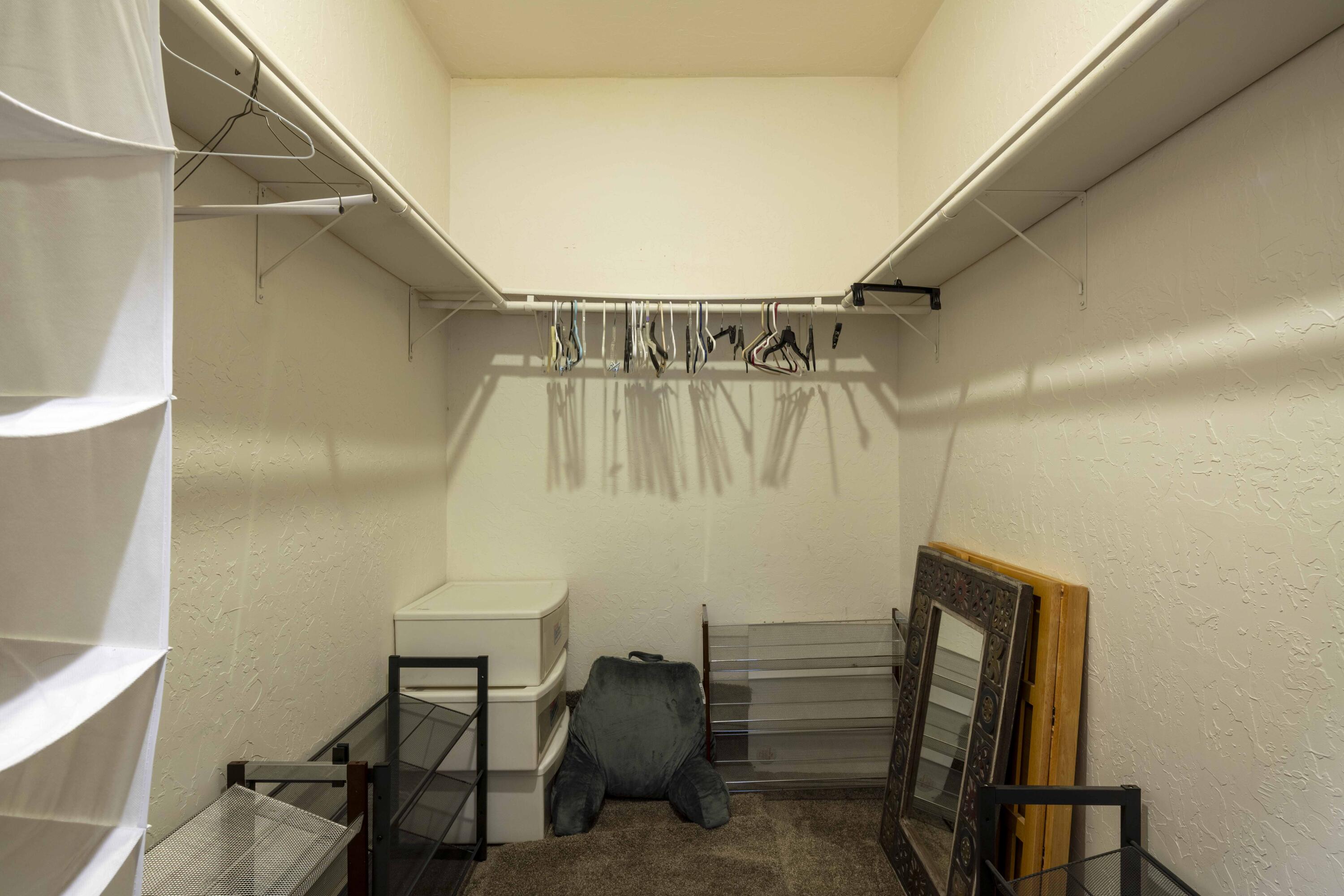 Large walk-in closet