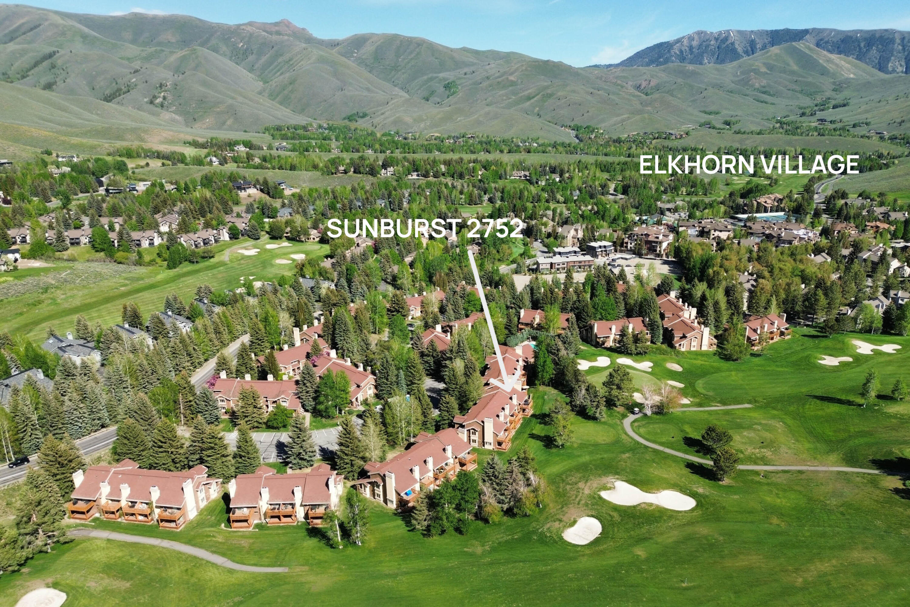 Aerial of Elkhorn Village