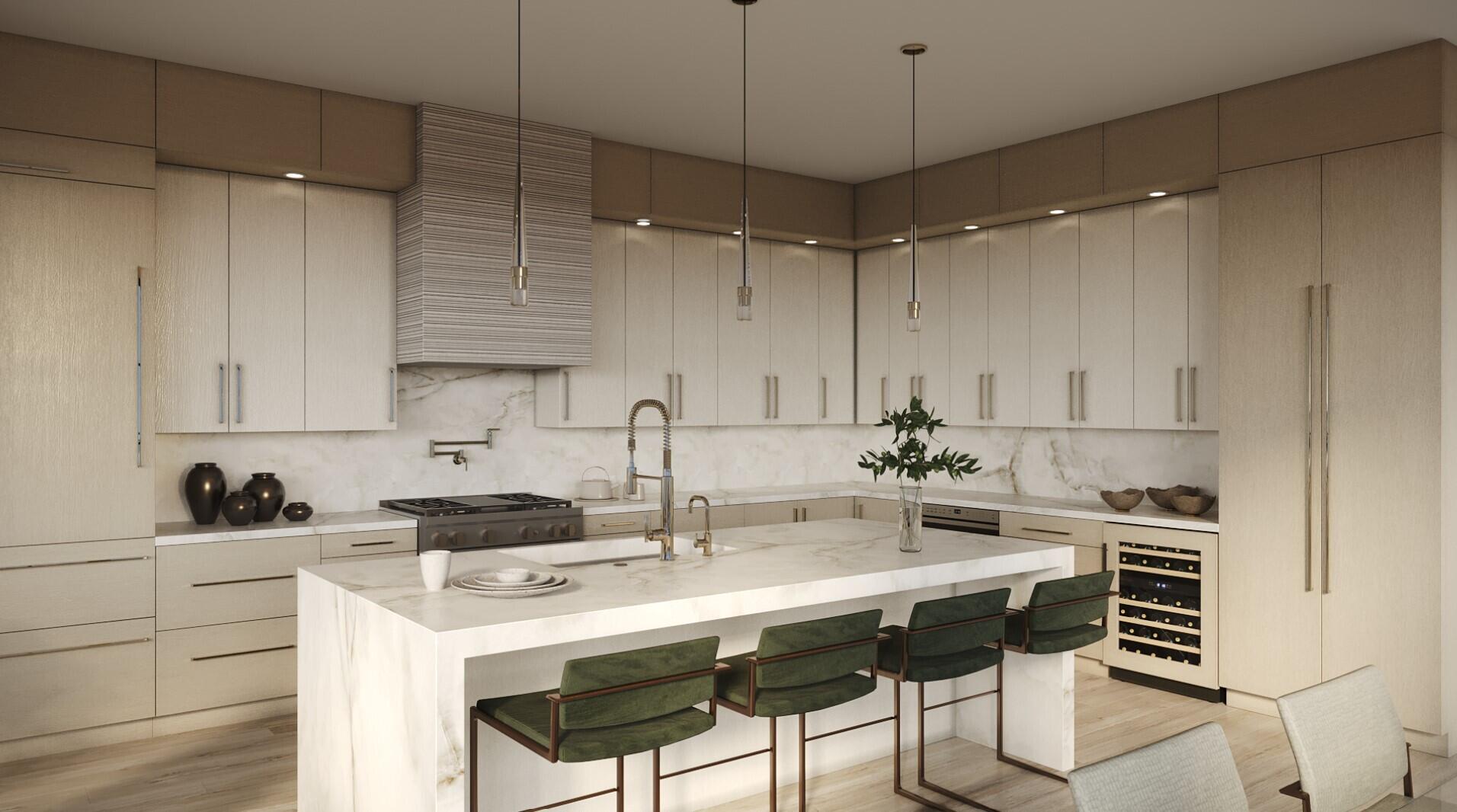 Penthouse Kitchen - Alpenglow