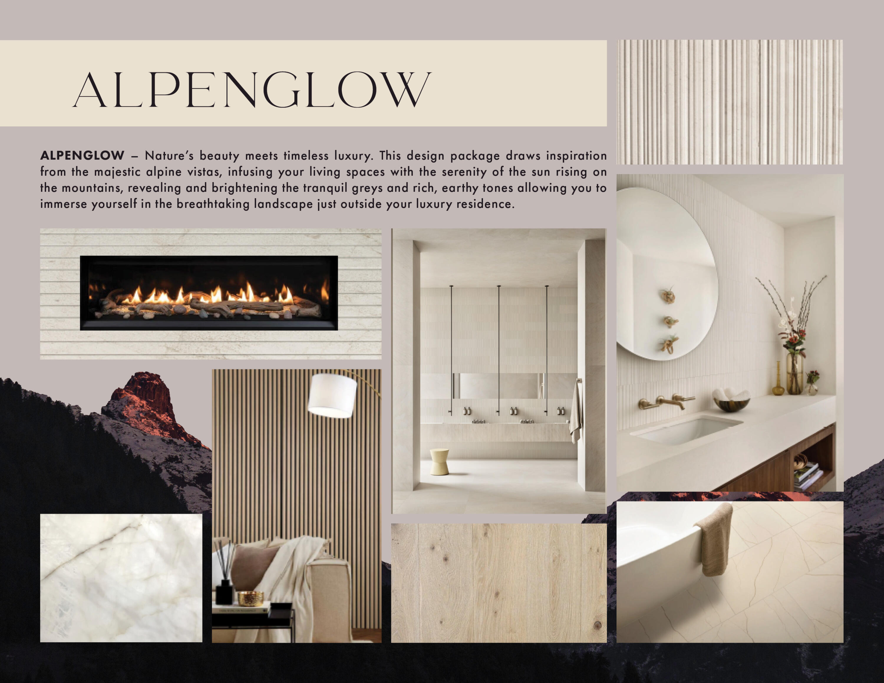 Fourth + Main Alpenglow Palette