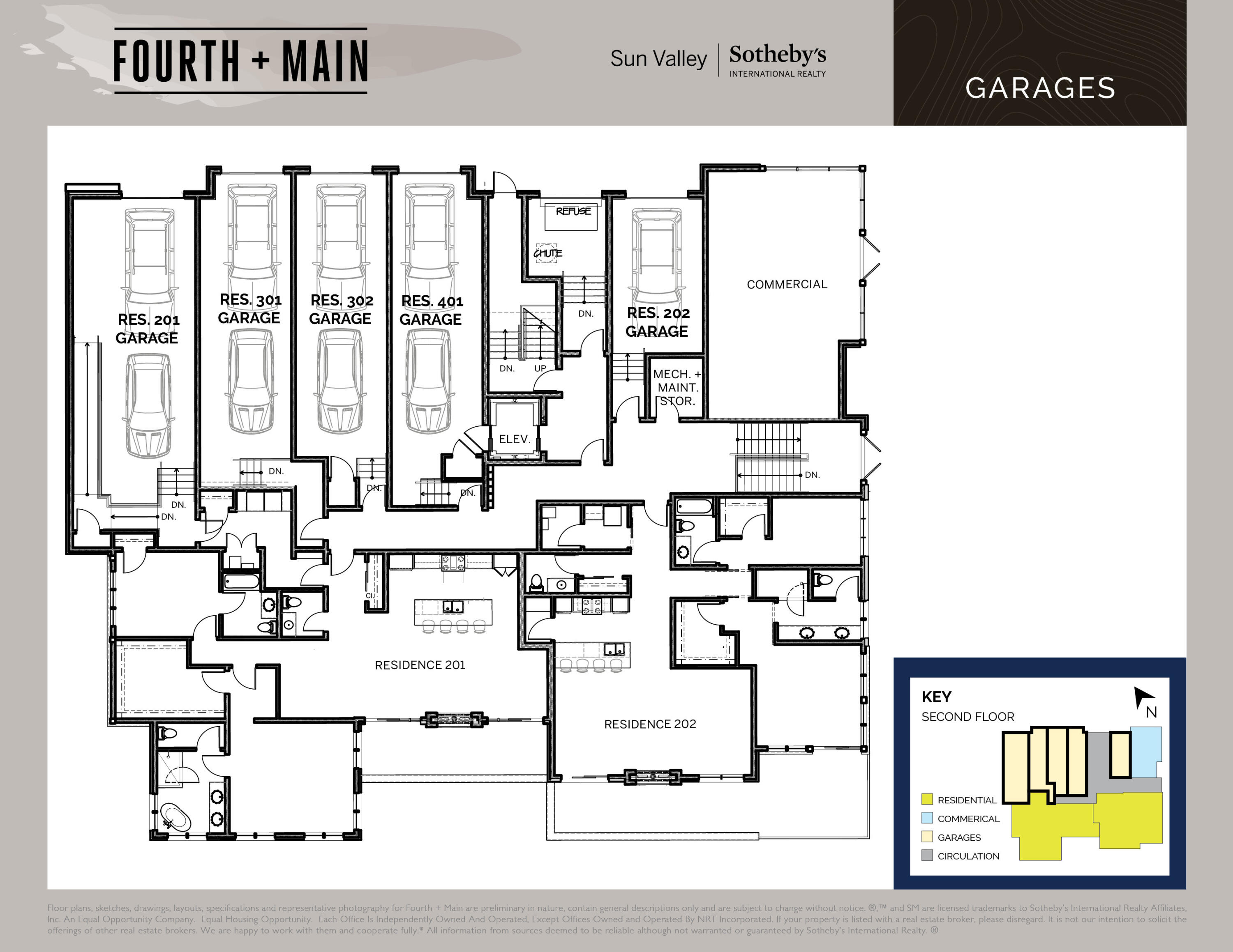 Fourth + Main Garage Floor Plan