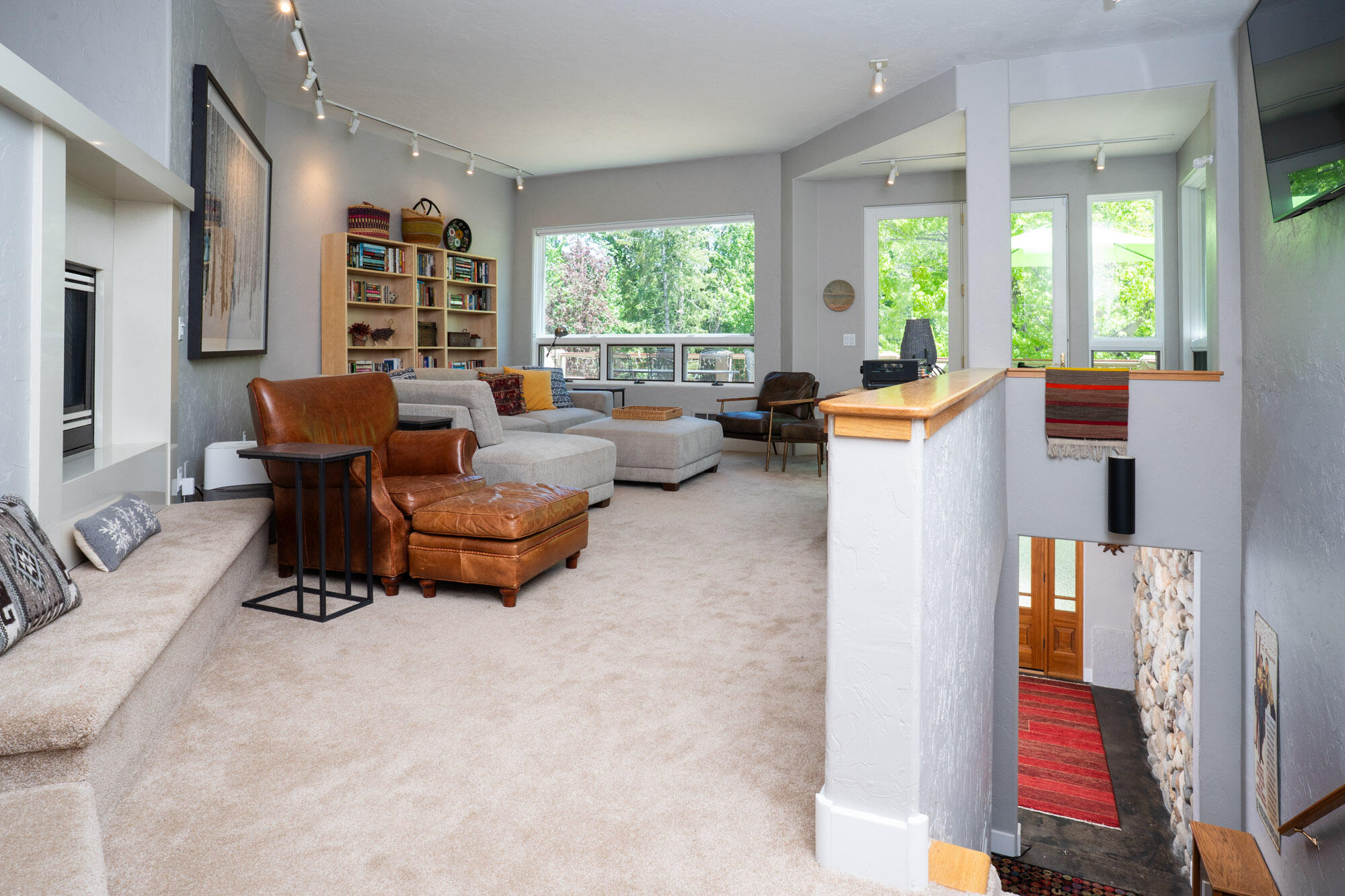 Living Area and Entrance Hall