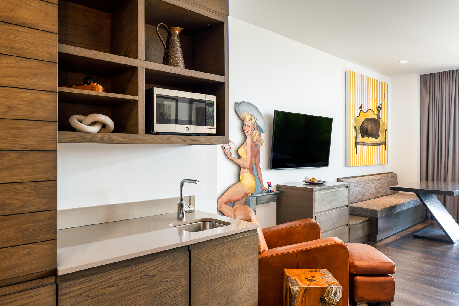 With table and bench