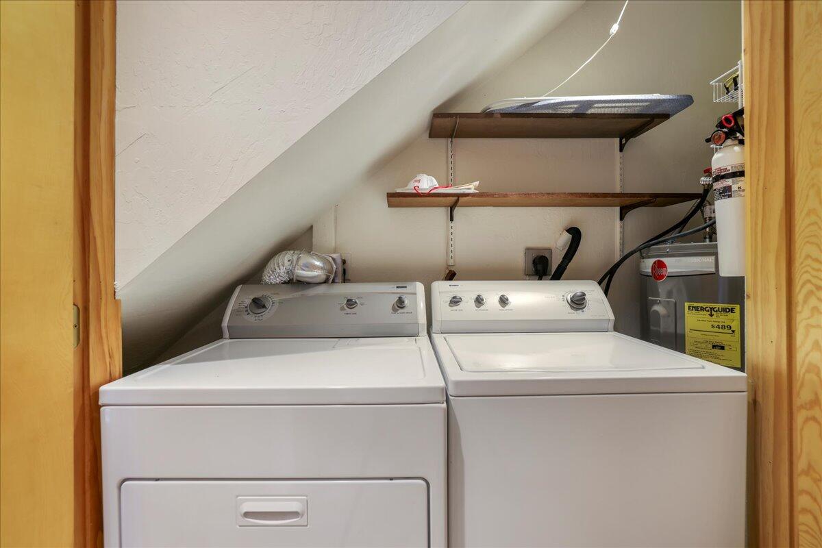 Laundry and new water heater