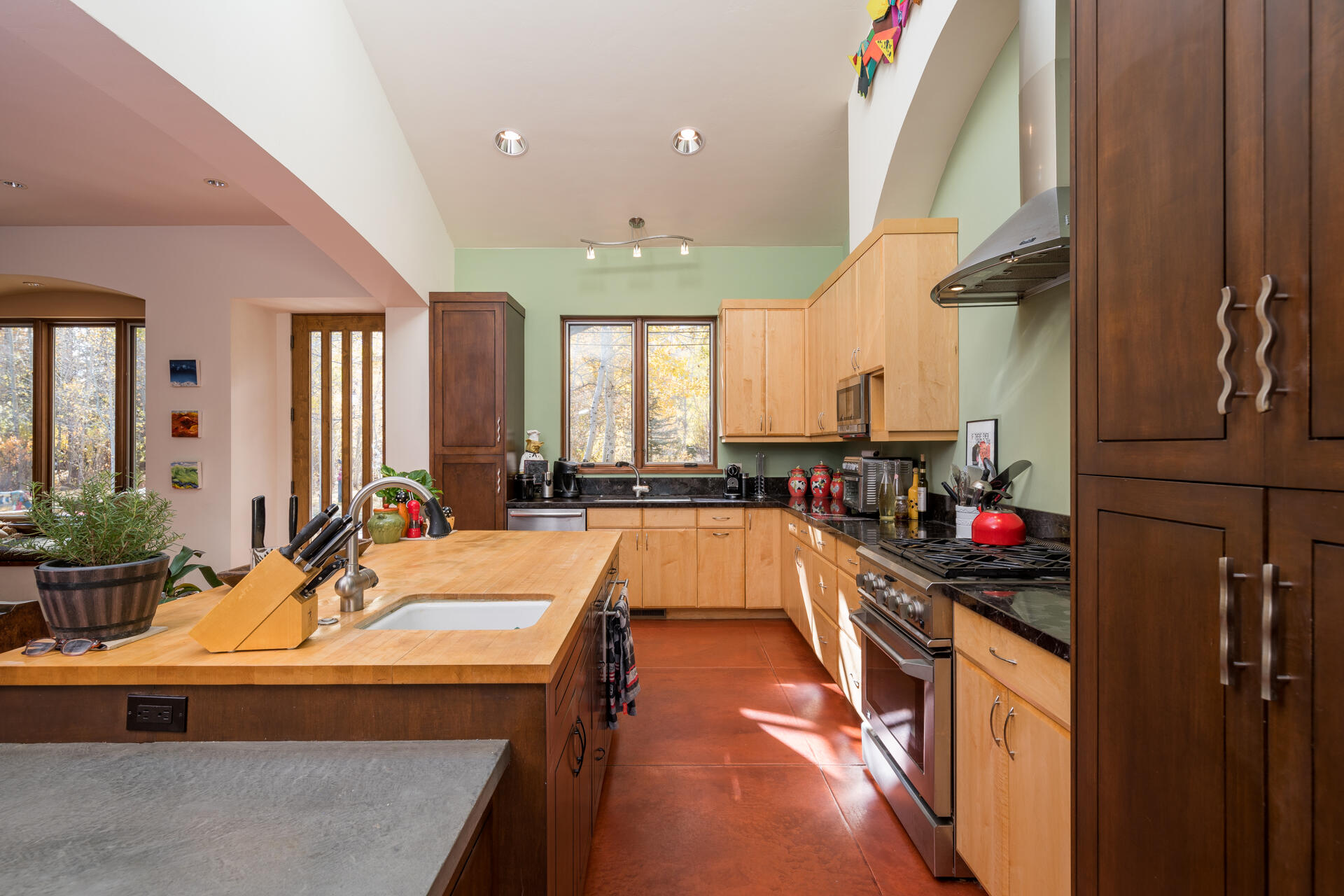 Kitchen with room for family and friends