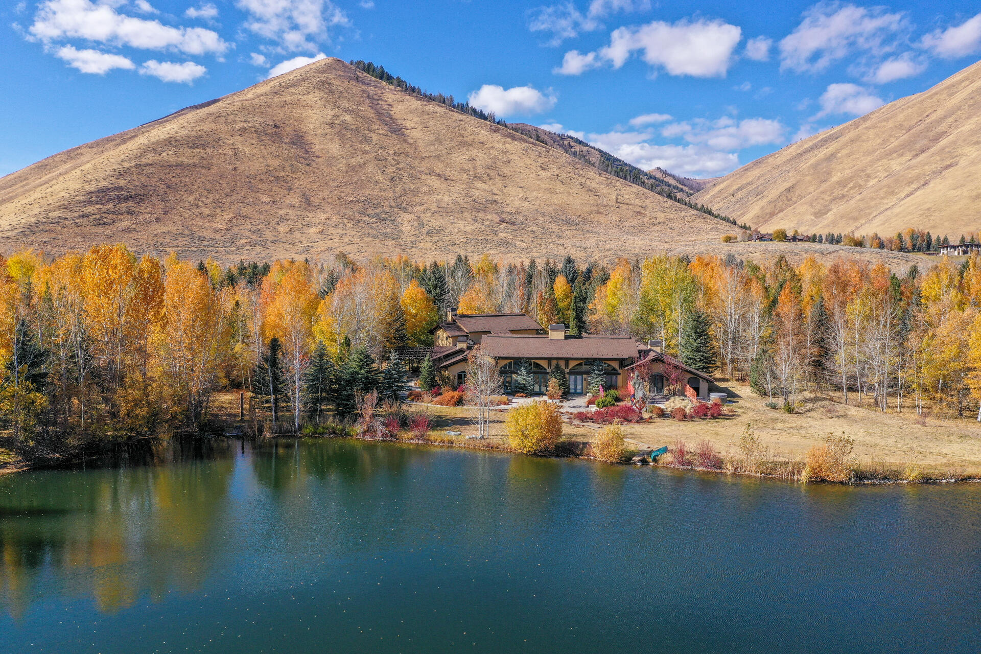 Aerial views and lake