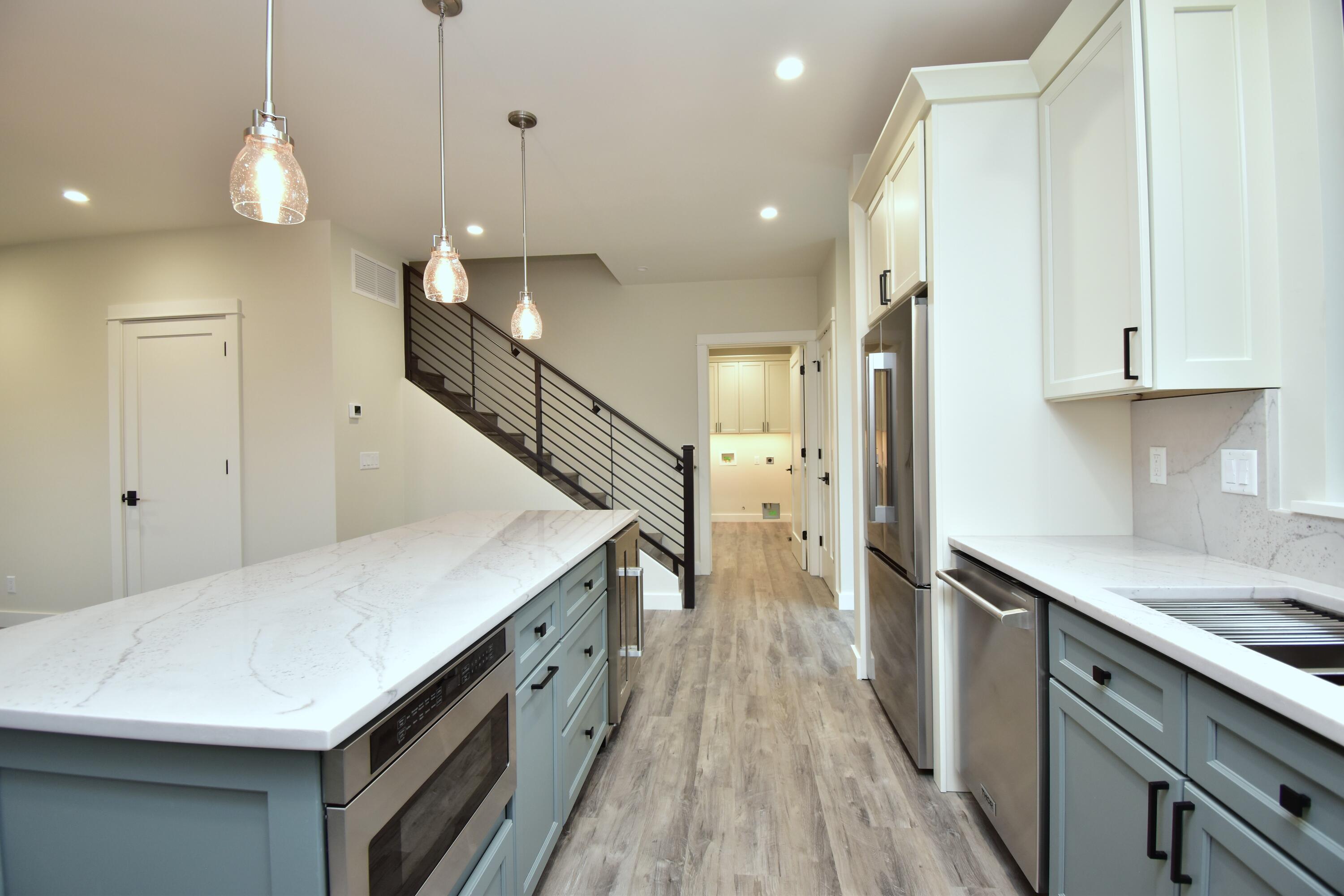 Kitchen looking to Laundry