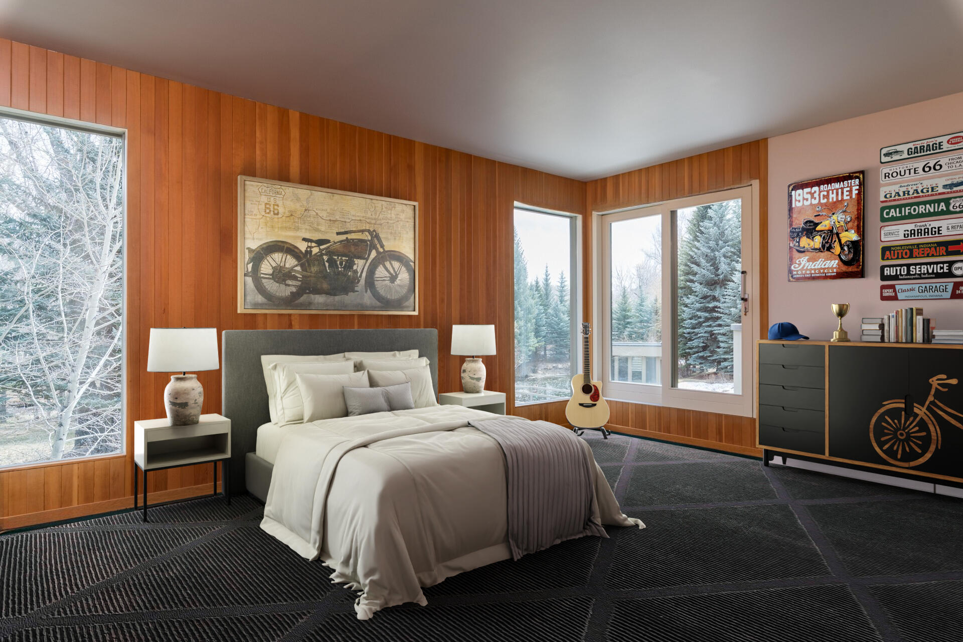 Guest Bedroom 1 Virtually staged