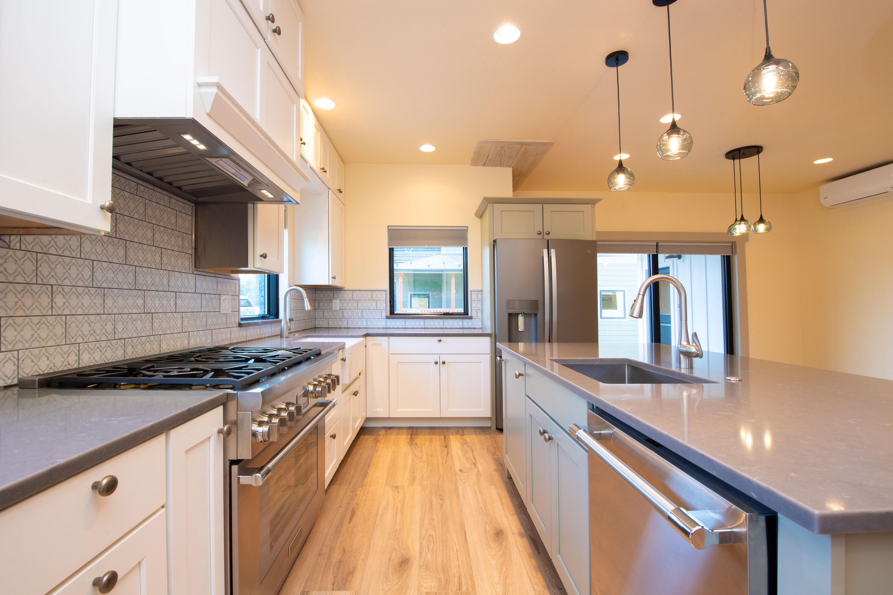 Kitchen towards patio