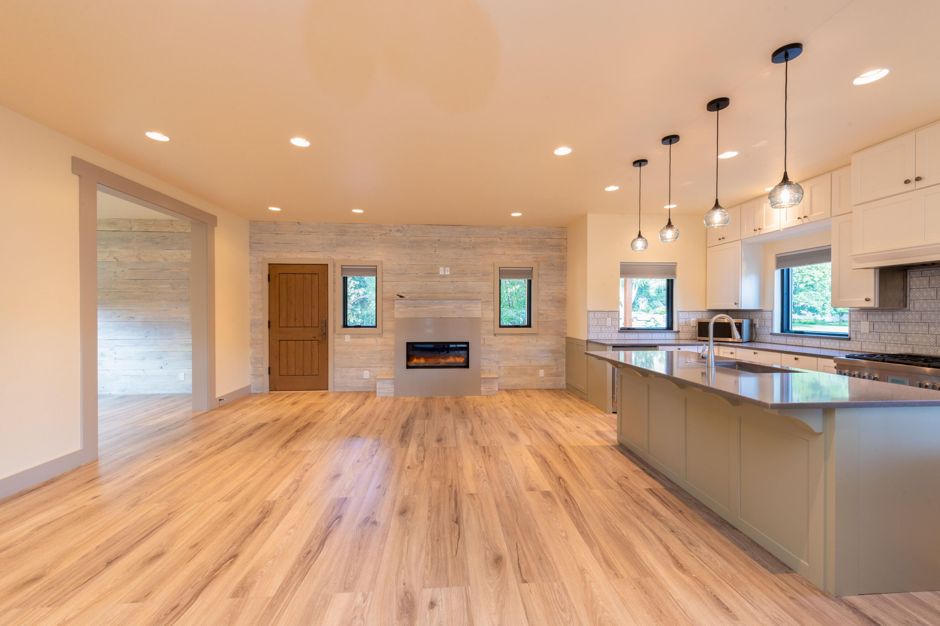 Kitchen Living and Den