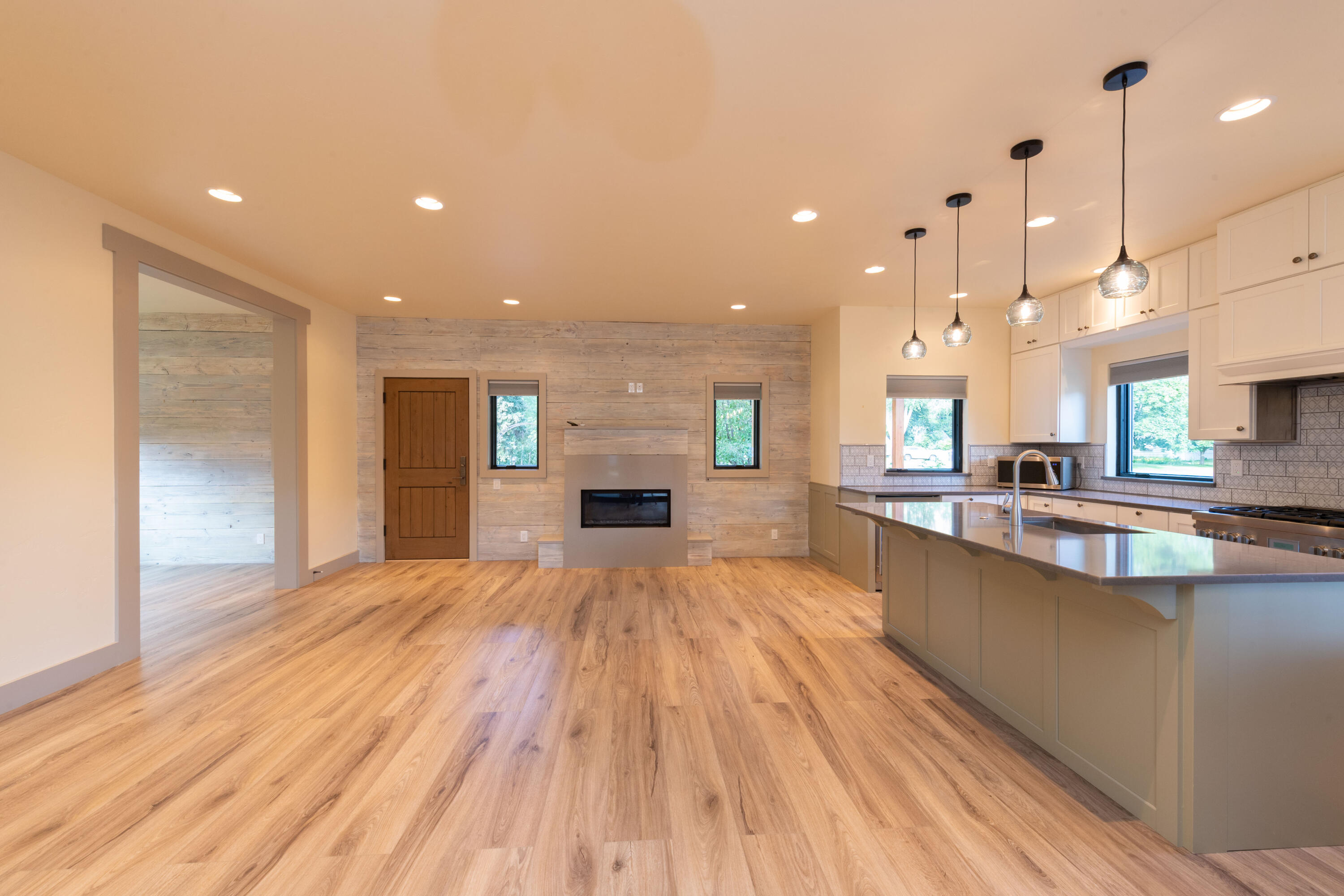 Dining Looking at Fireplace