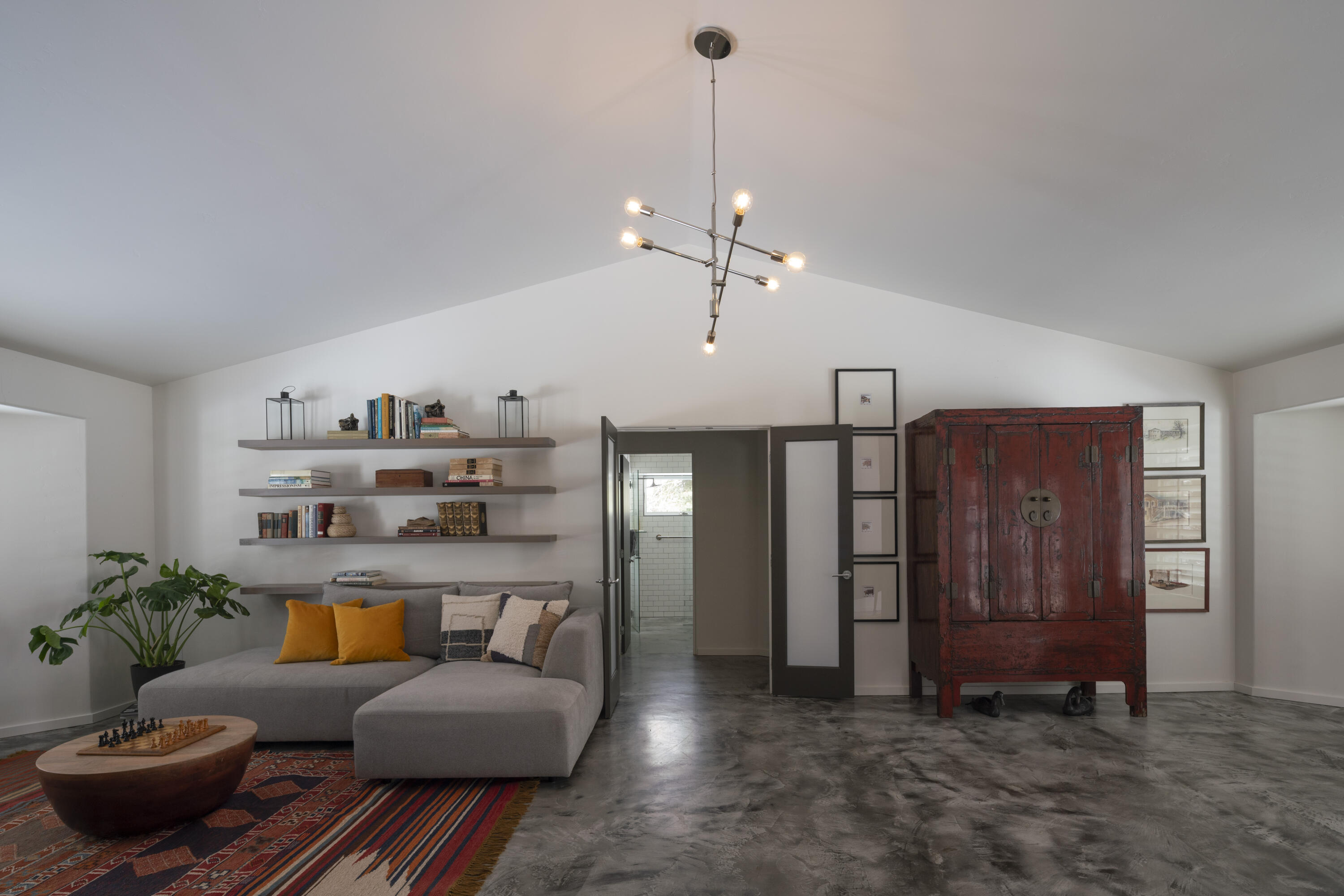 Living room & Dining door open