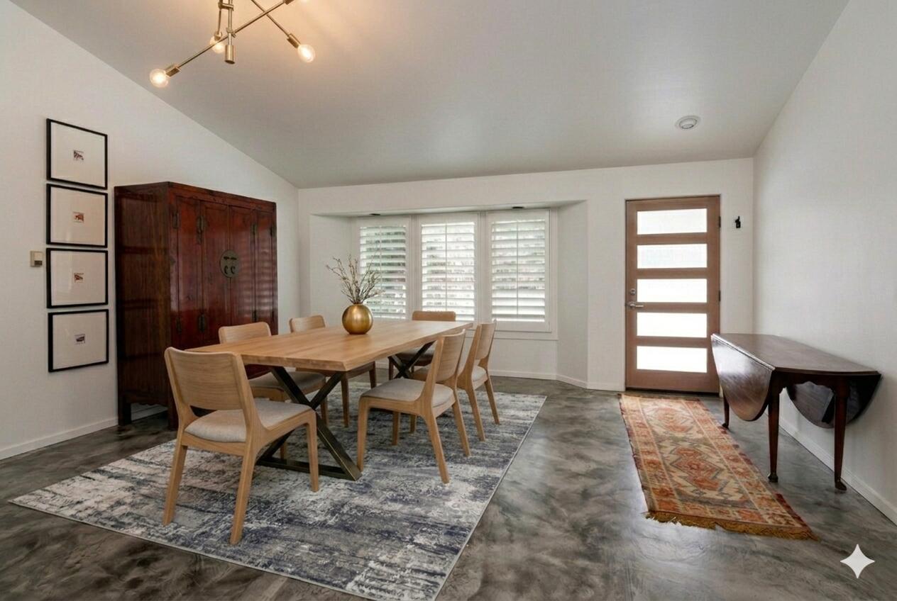 Virtual Staged Dining Room 1