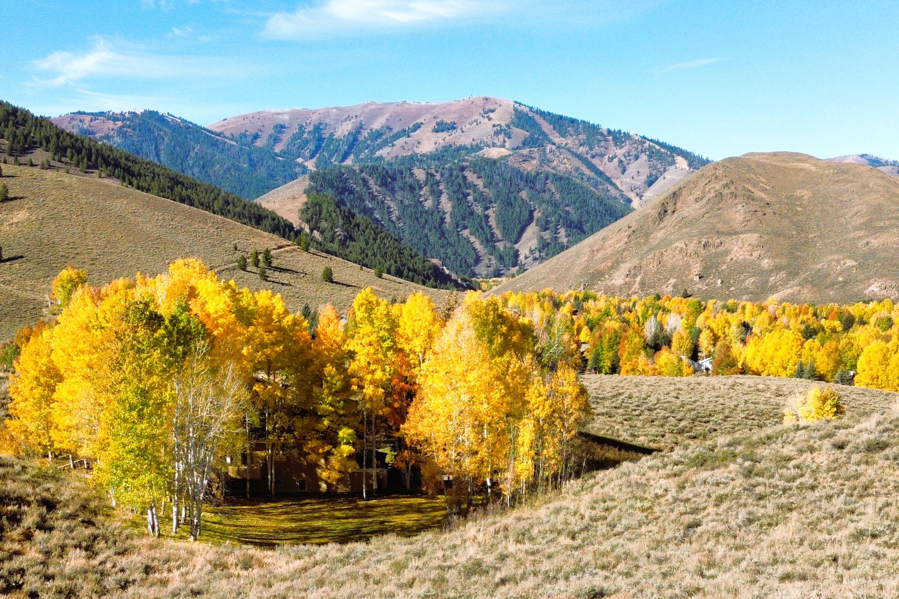 Fall Aerial Home and Baldy