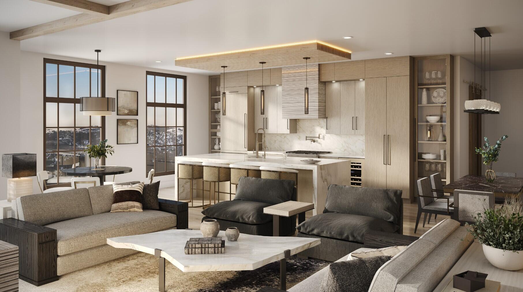 301 Kitchen - Alpenglow