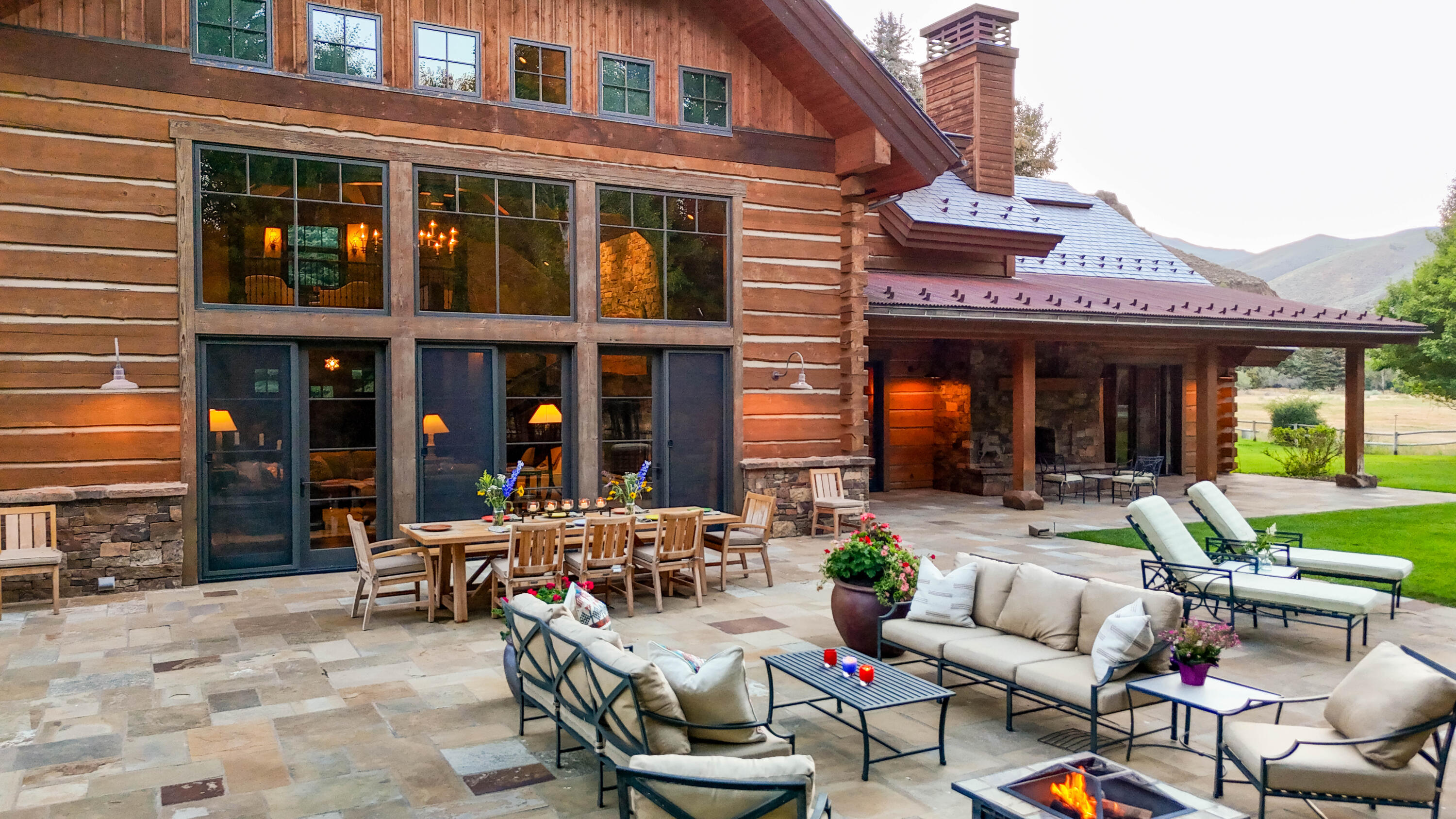 Summer Evening entertaining space