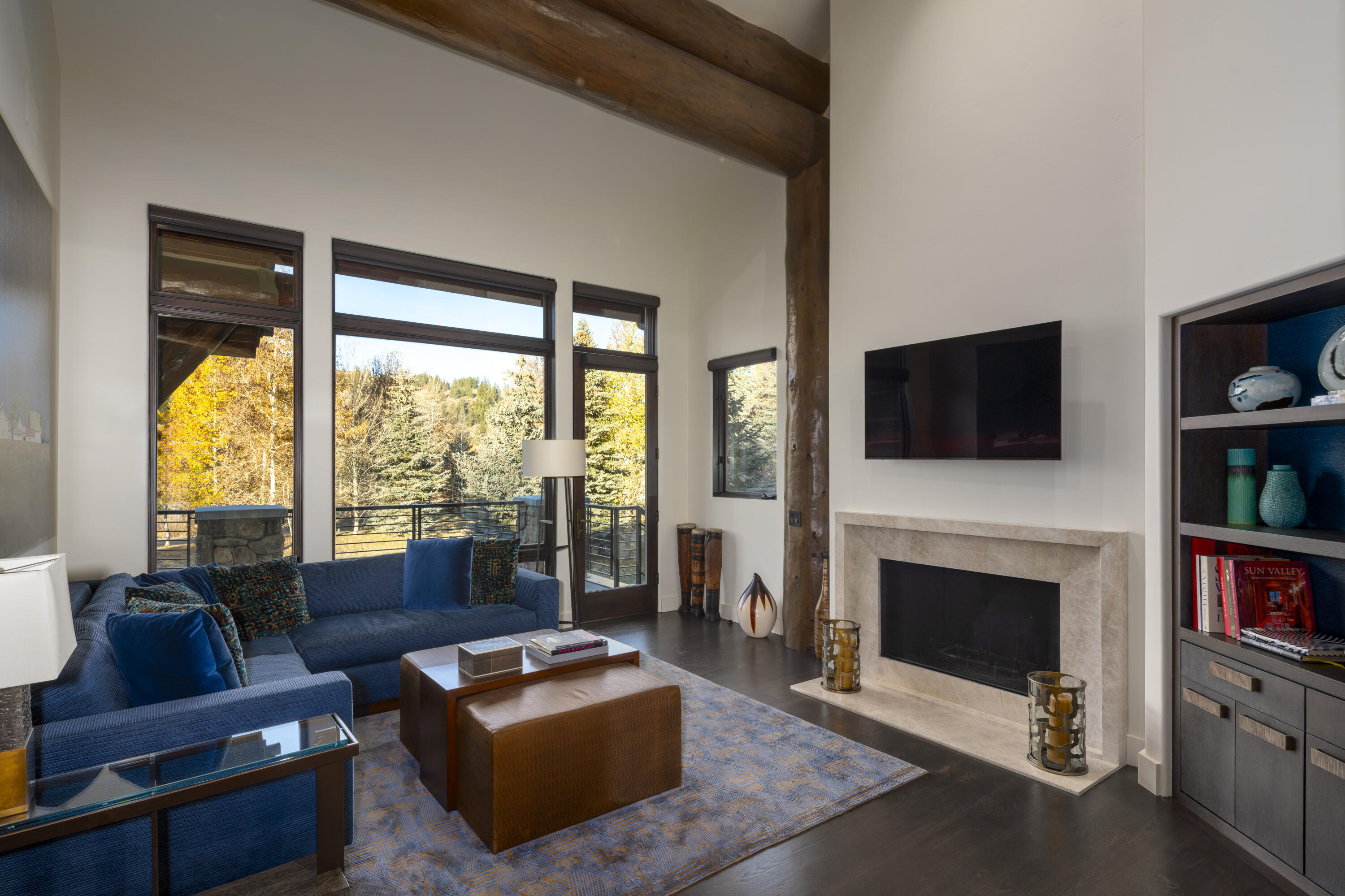 TV Room off kitchen Fall