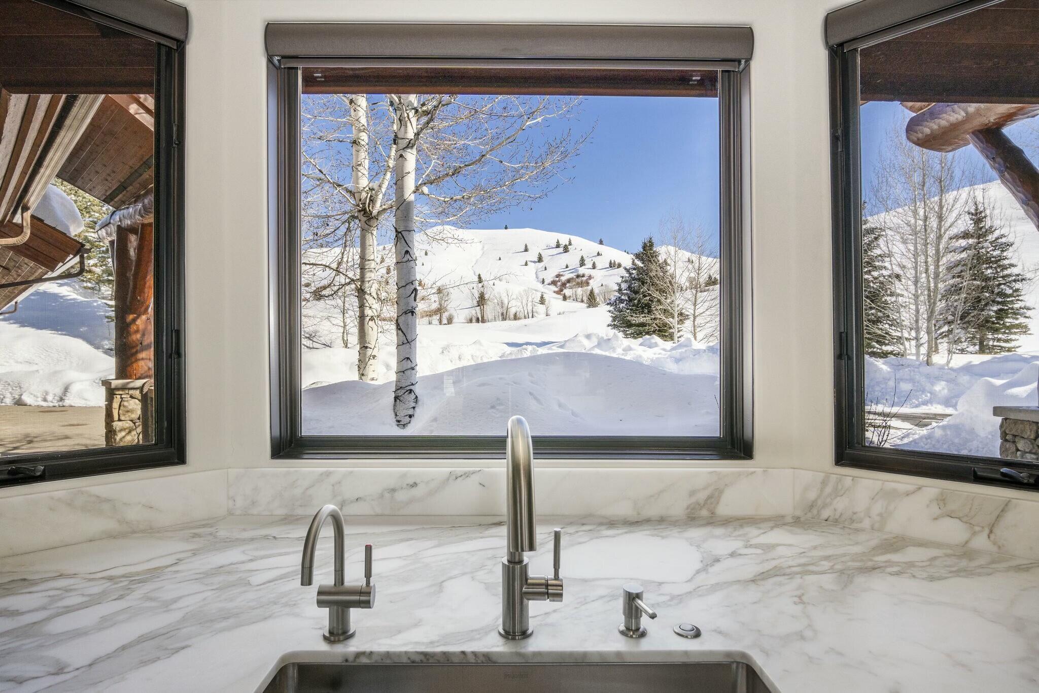 Kitchen winter view