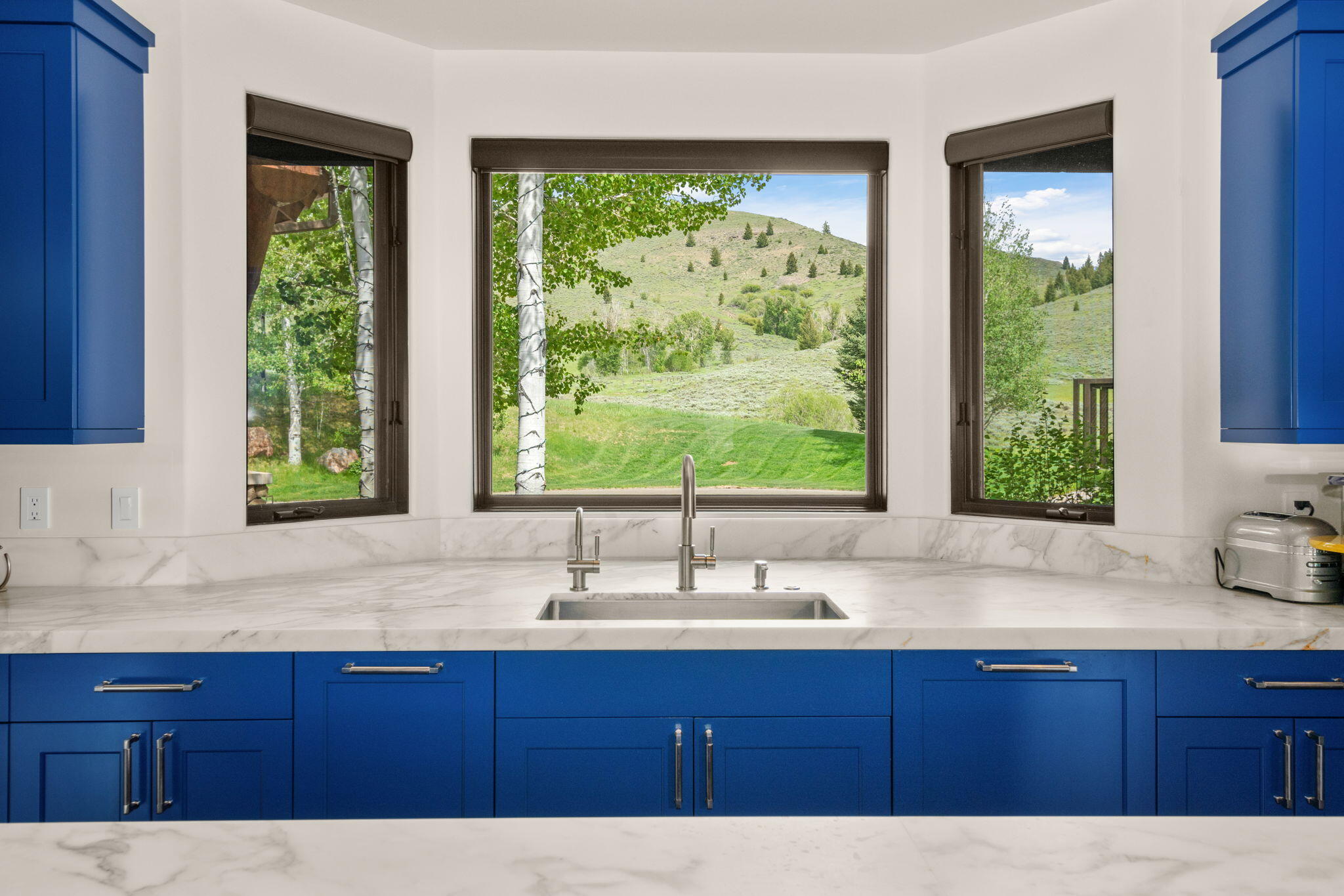 Kitchen sink summer View