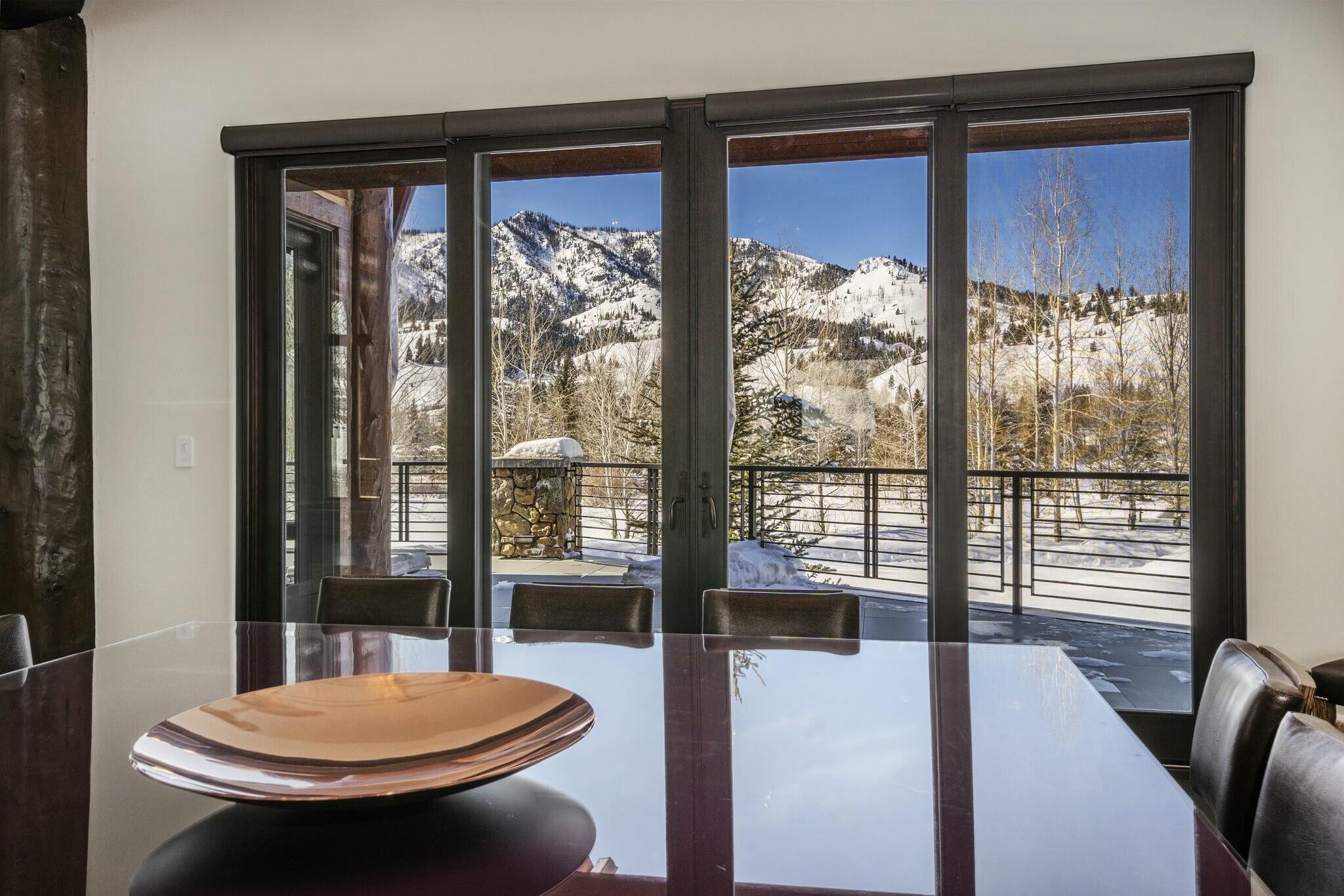 Dining Room Winter Views