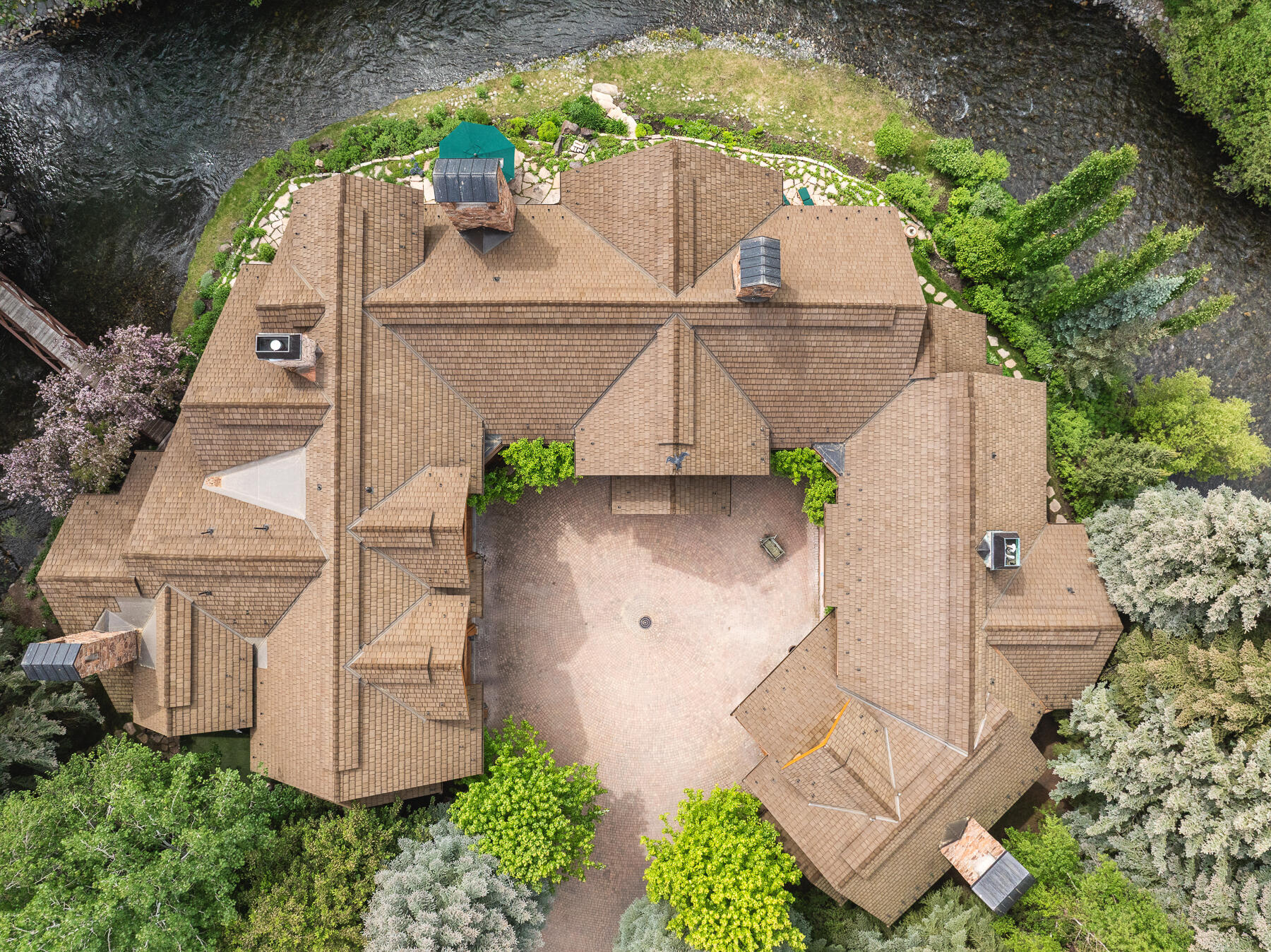 Trail Creek Surrounds Home