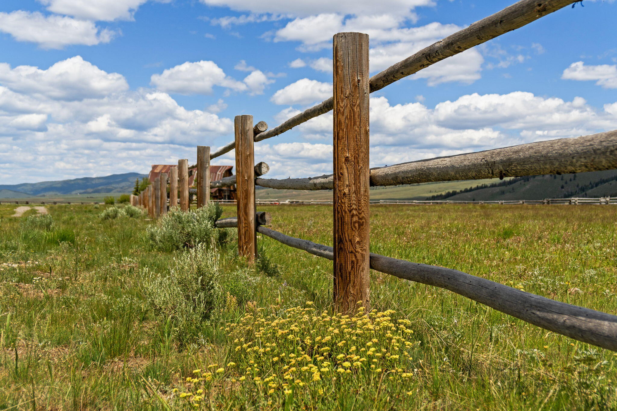 The ranch has miles of fencing