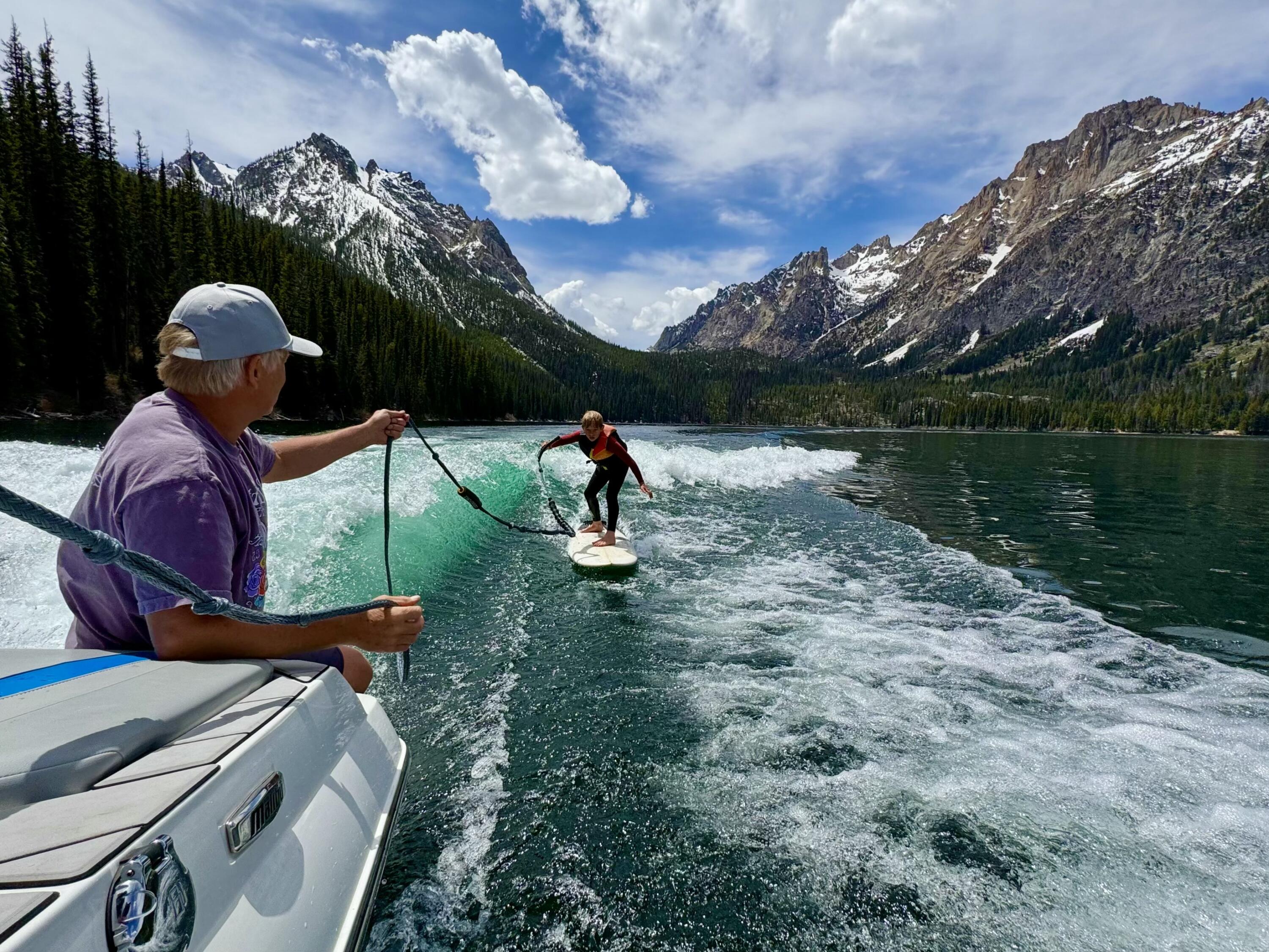 Surf and water ski out your back door