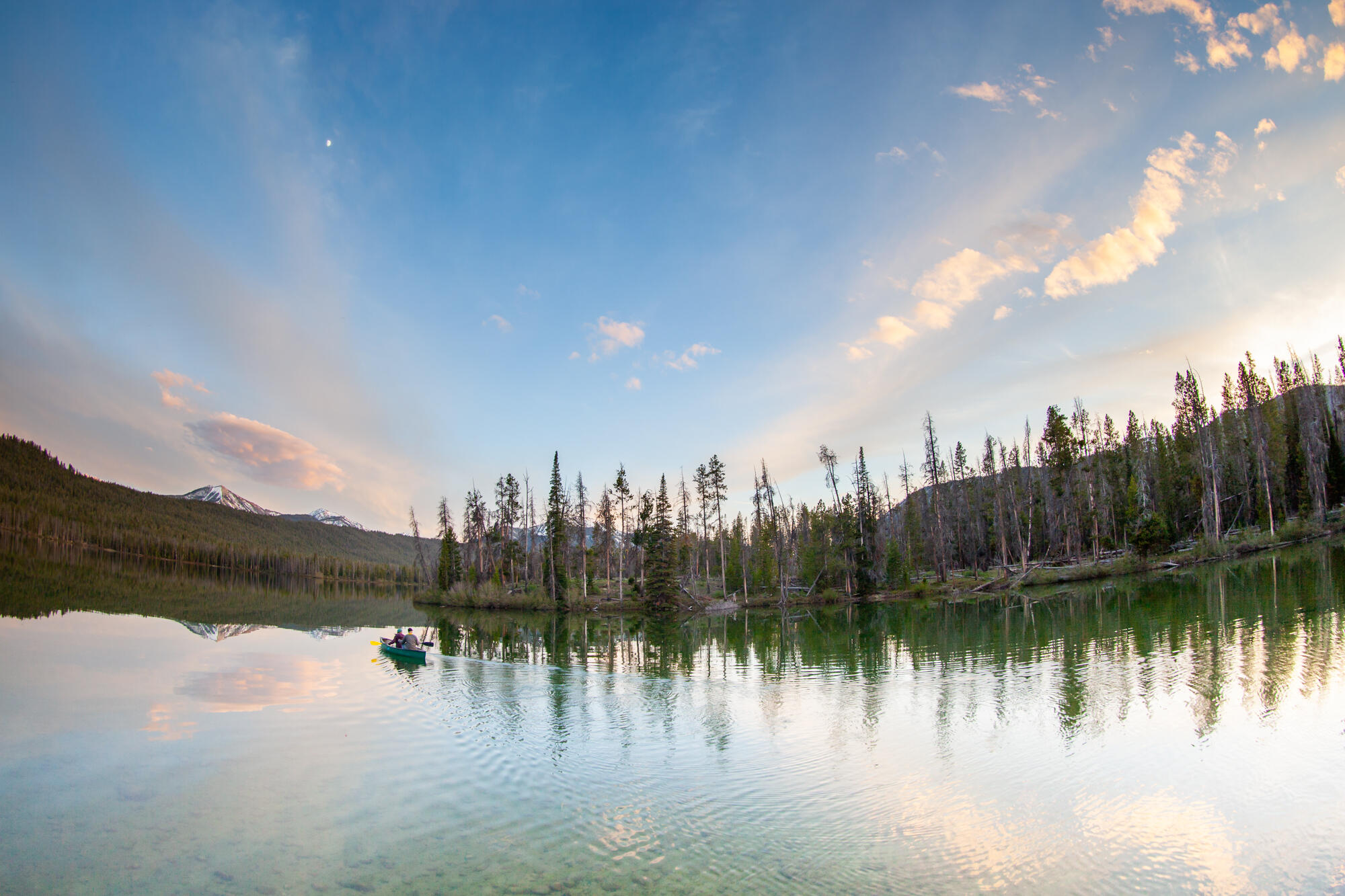 Sawtooth mountain lakes are incredible