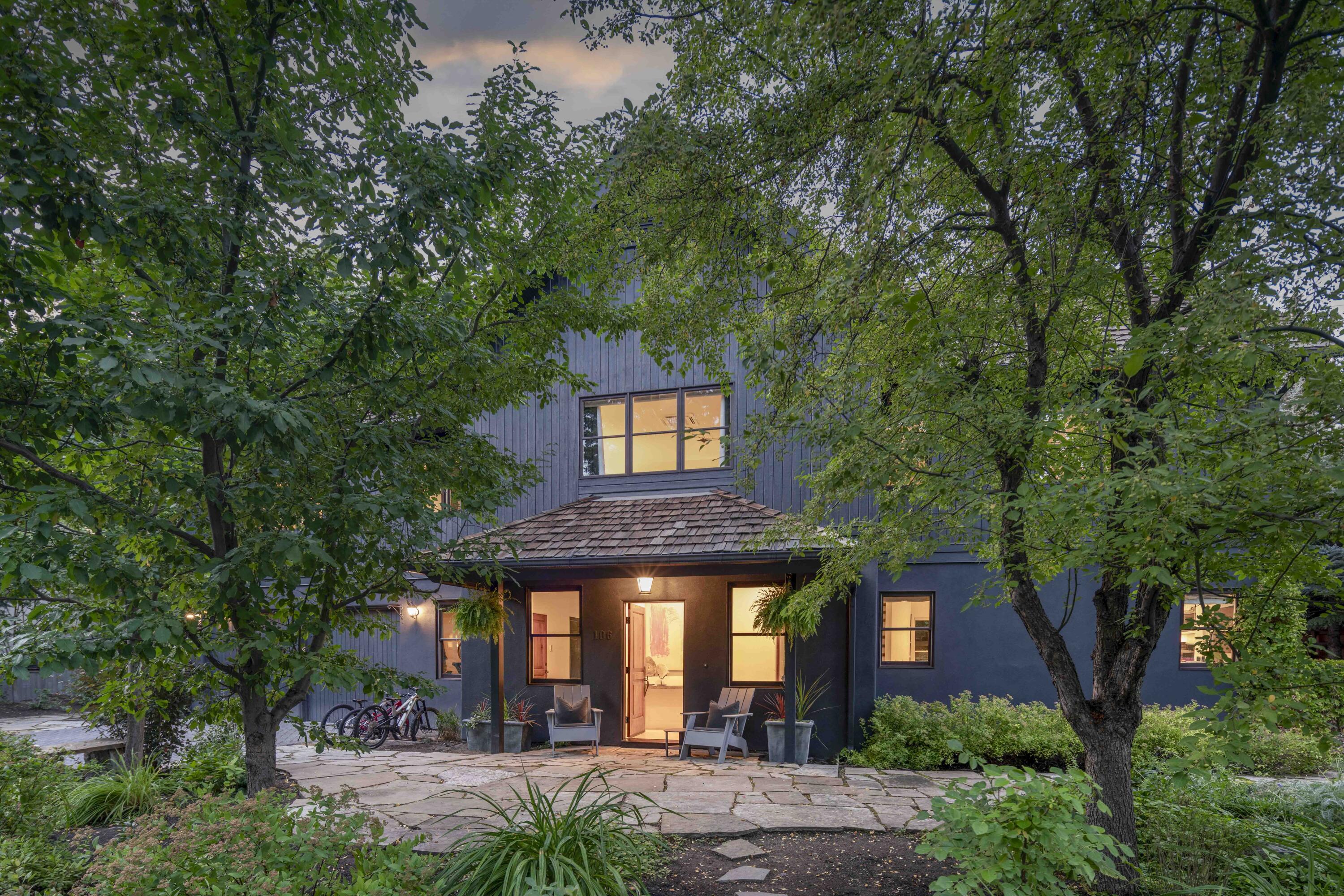Front Patio at Twilight