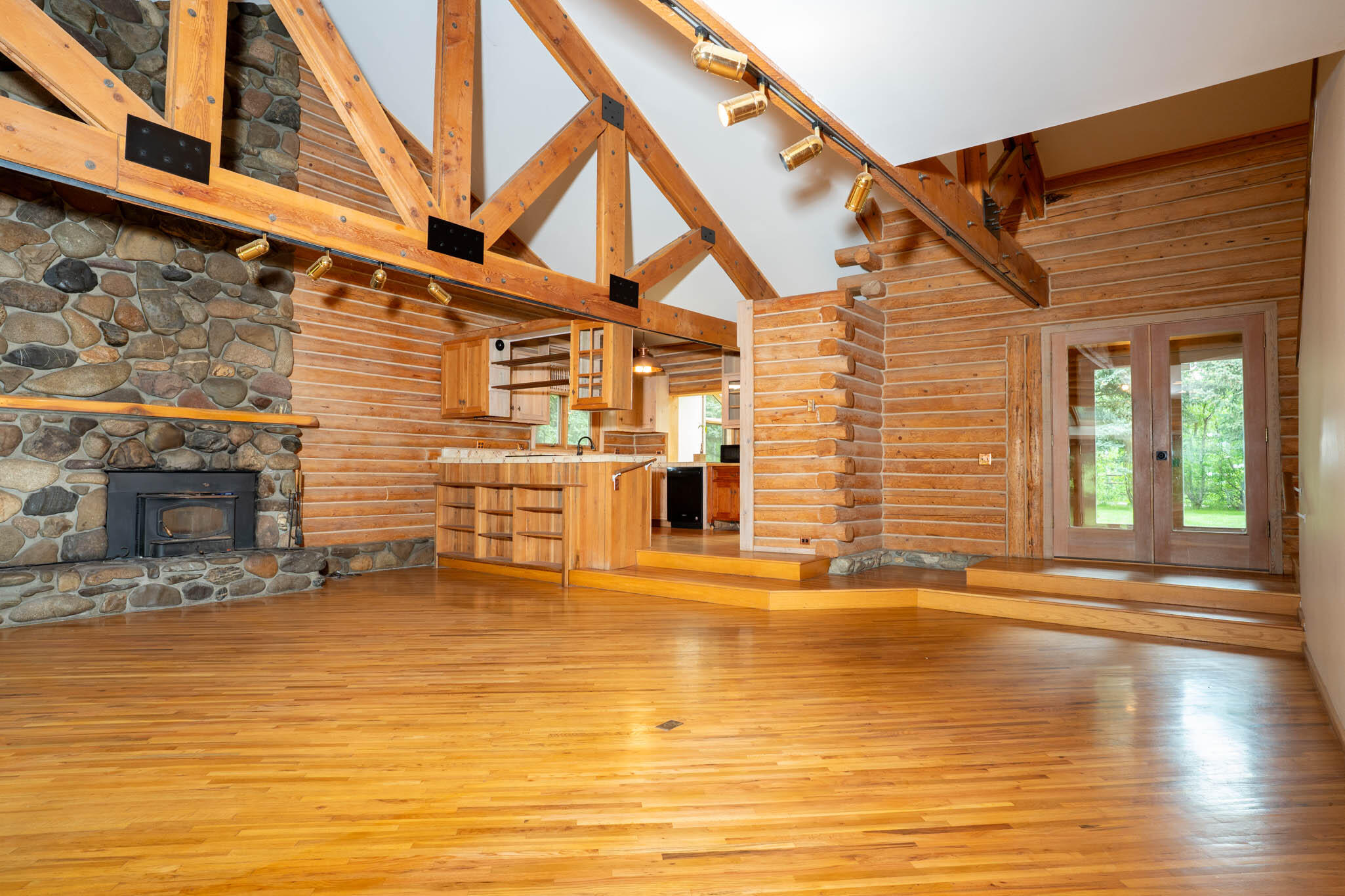 Living room toward Kitchen