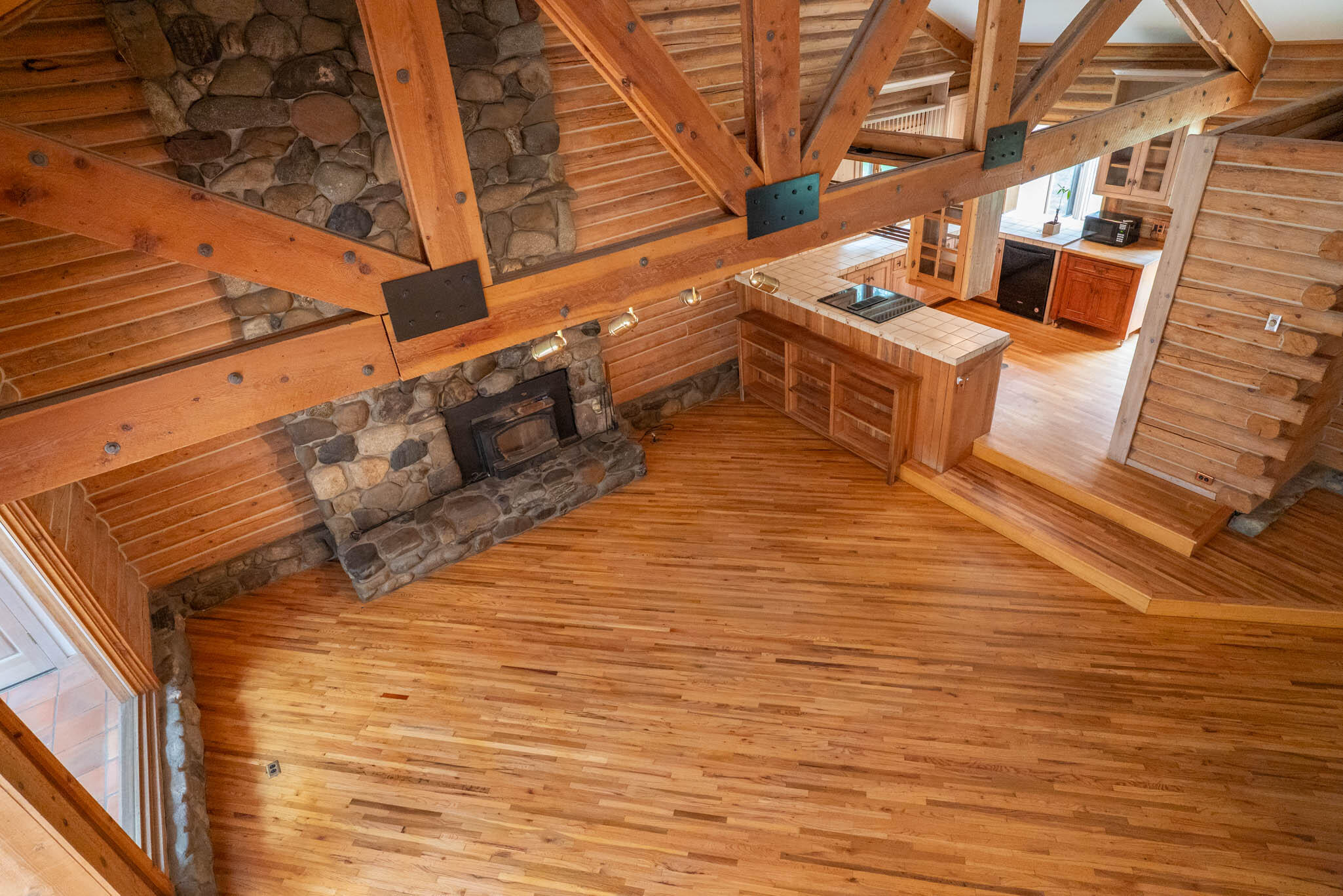 View of Great Room from Upstairs Landing