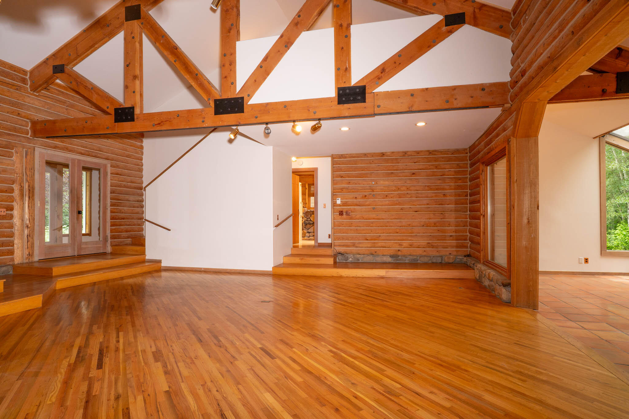 Living Area back to downstairs Bedroom