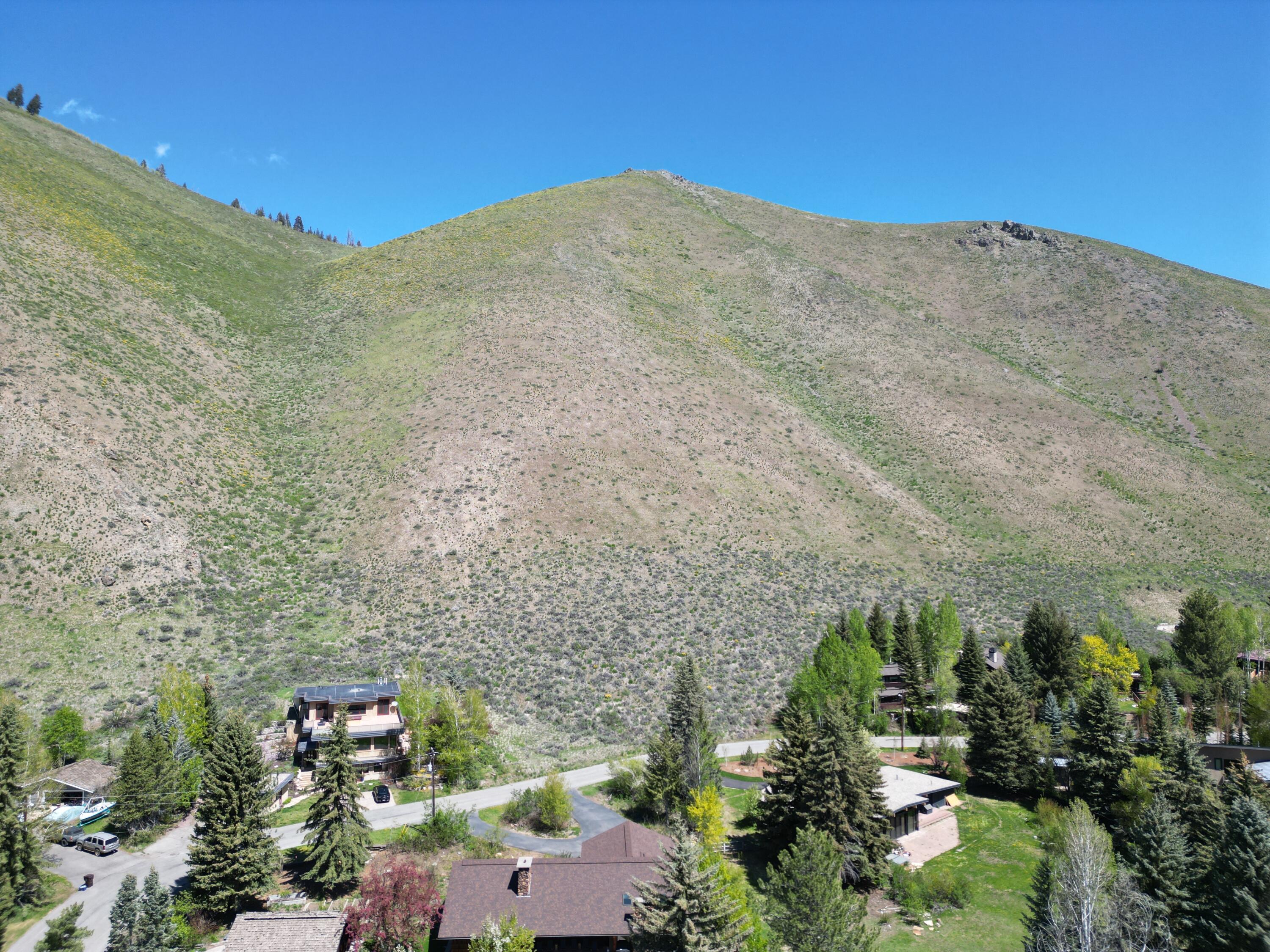 Aerial looking north zommed out