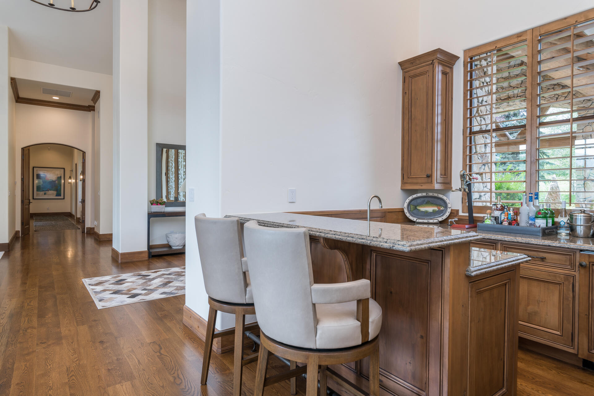 Bar Area in Living Room