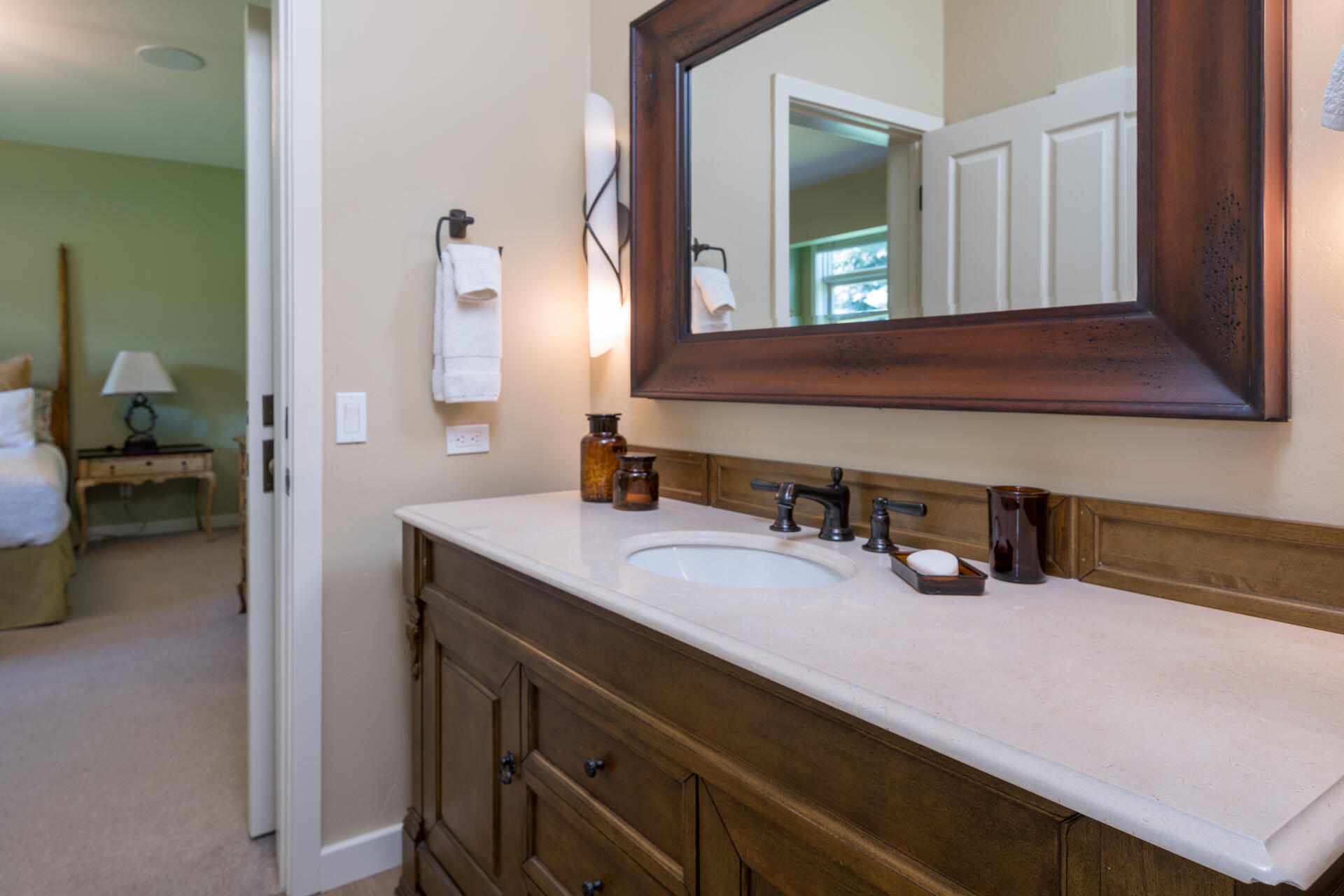 Sink in Jack and Jill bathroom