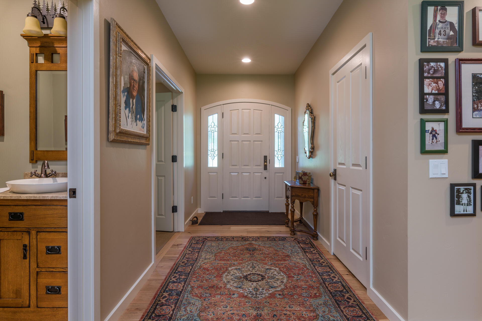 Entry halloway from front door