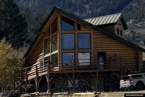 Photo of 8 Elk Court, Elk Mountain, WY 82324 (MLS # 20265184)